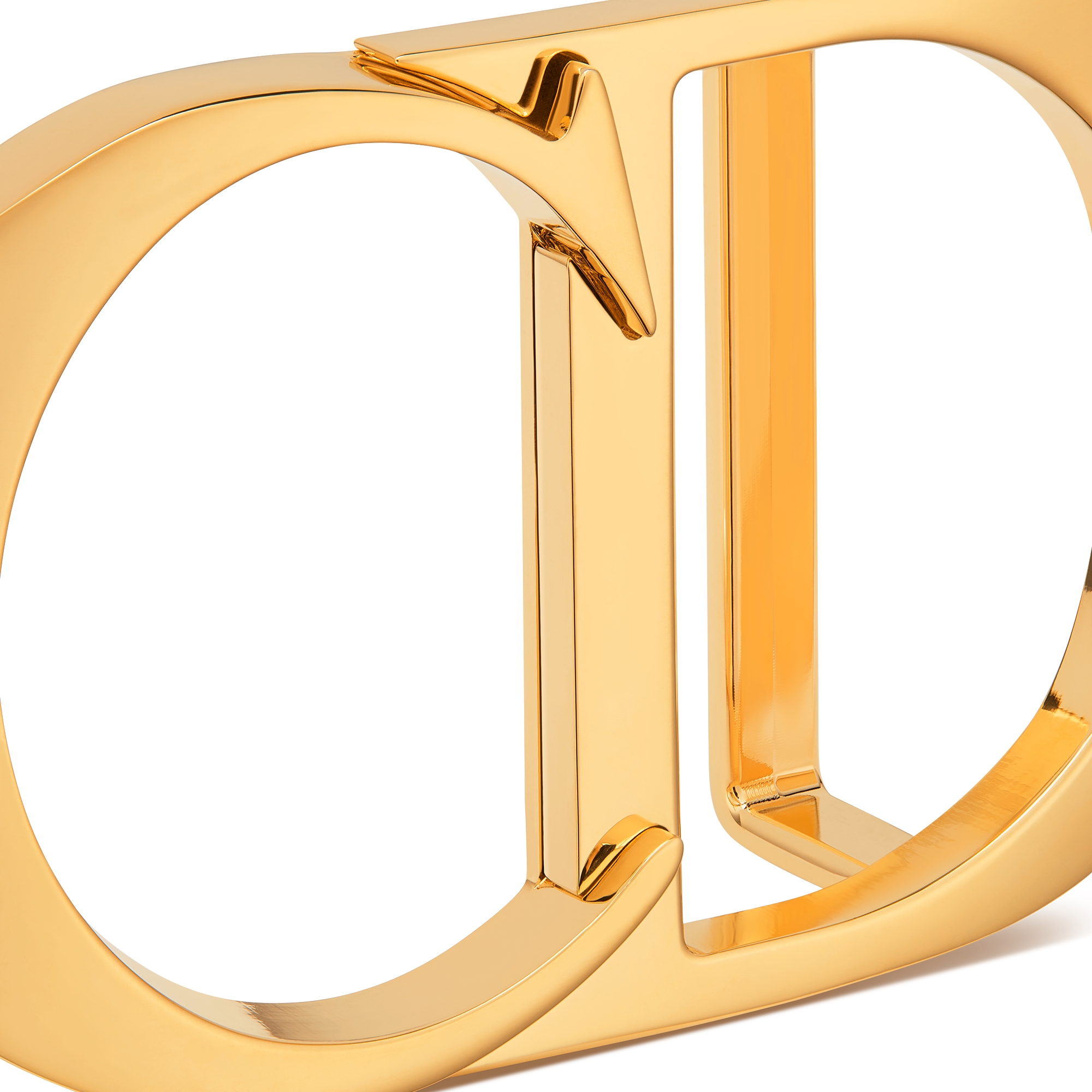 CD Icon Belt Buckle Gold-Finish Brass, 35 MM E09