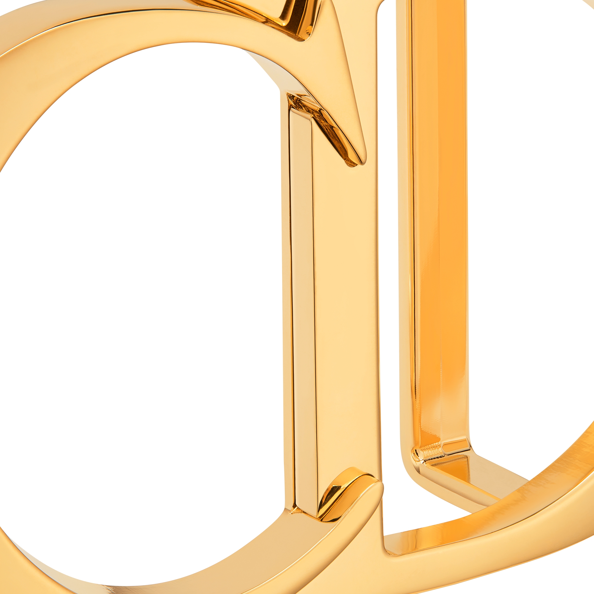 CD Icon Belt Buckle Gold-Finish Brass, 35 MM E09