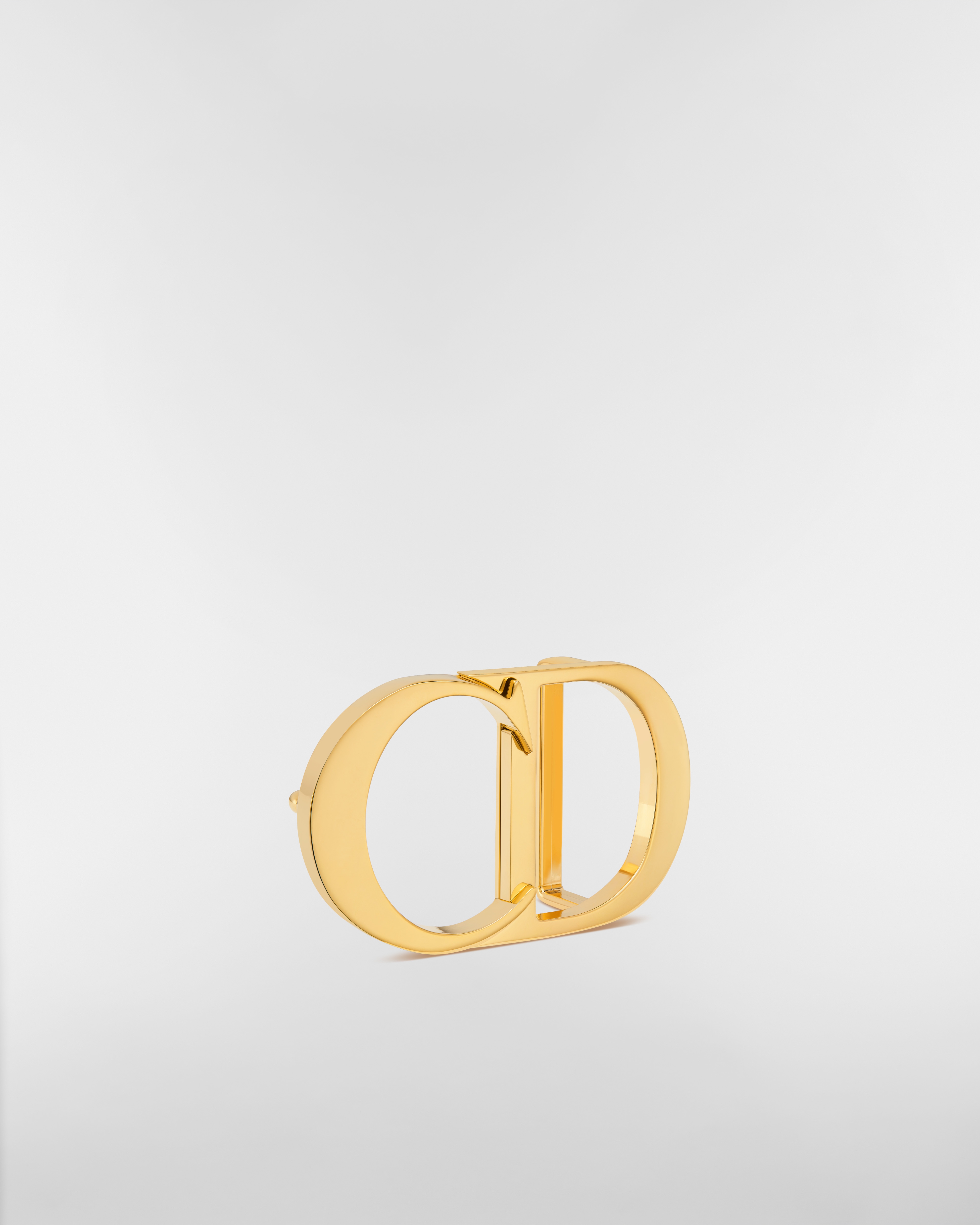 CD Icon Belt Buckle Gold-Finish Brass, 35 MM E03