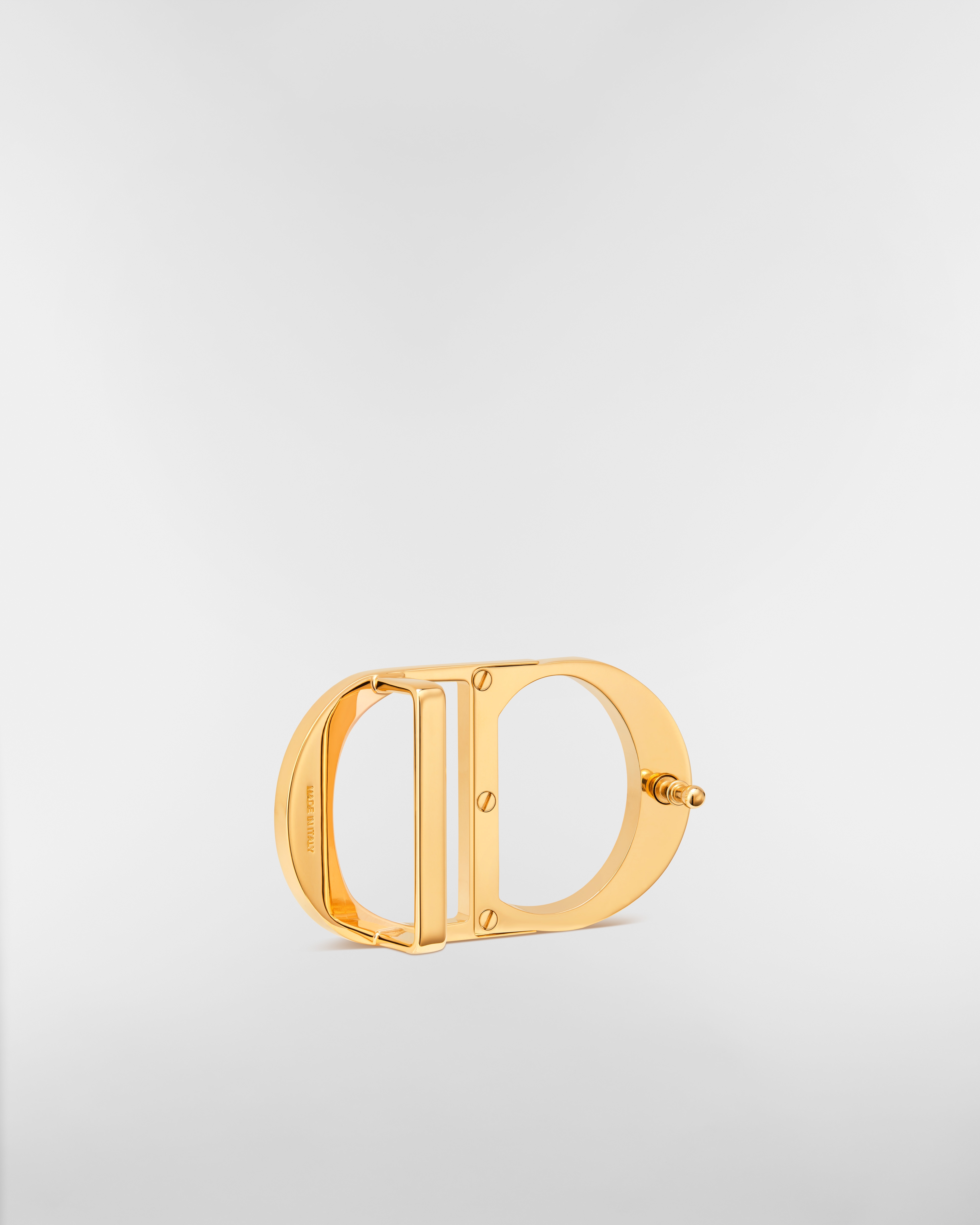 CD Icon Belt Buckle Gold-Finish Brass, 35 MM E05