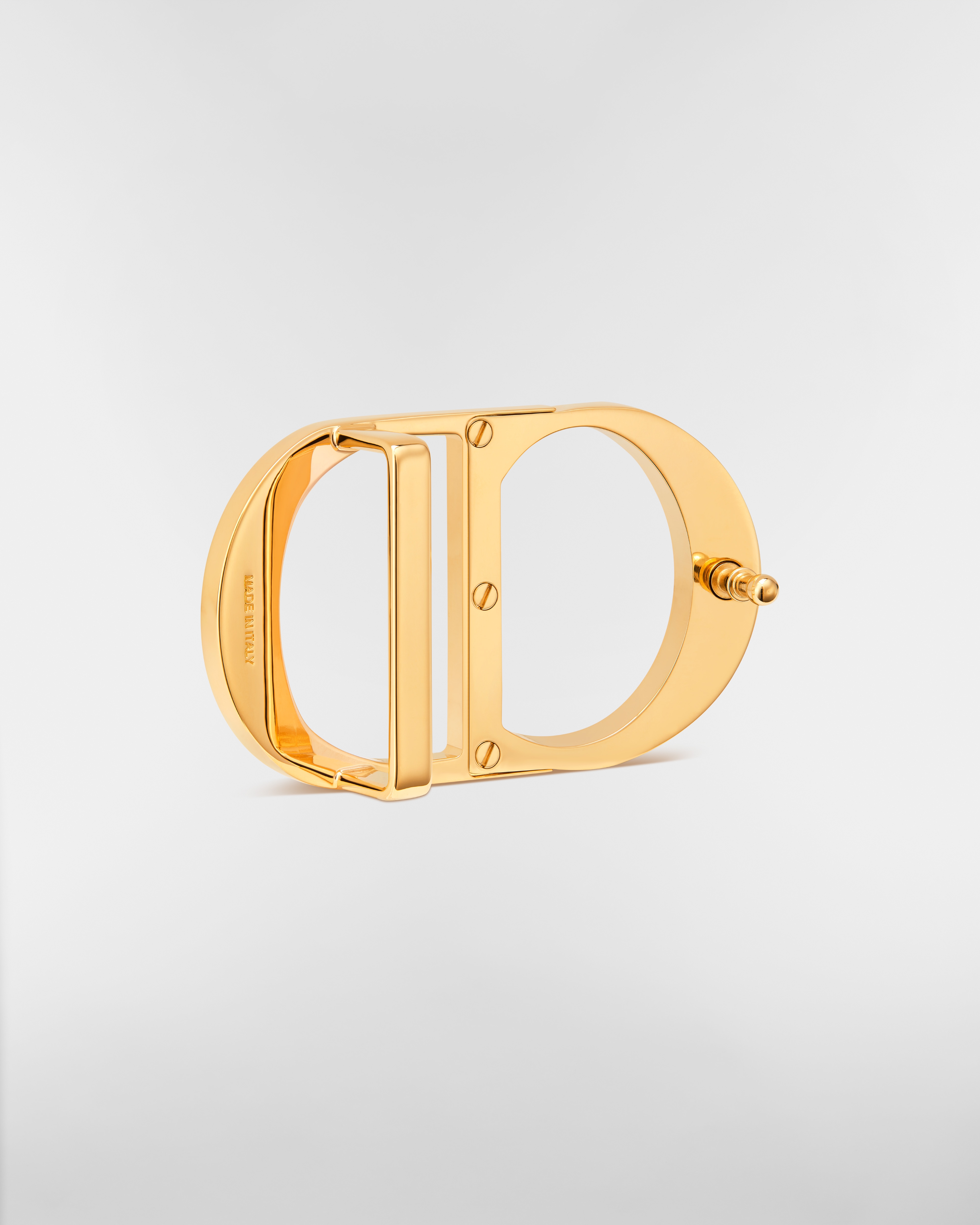 CD Icon Belt Buckle Gold-Finish Brass, 35 MM E05