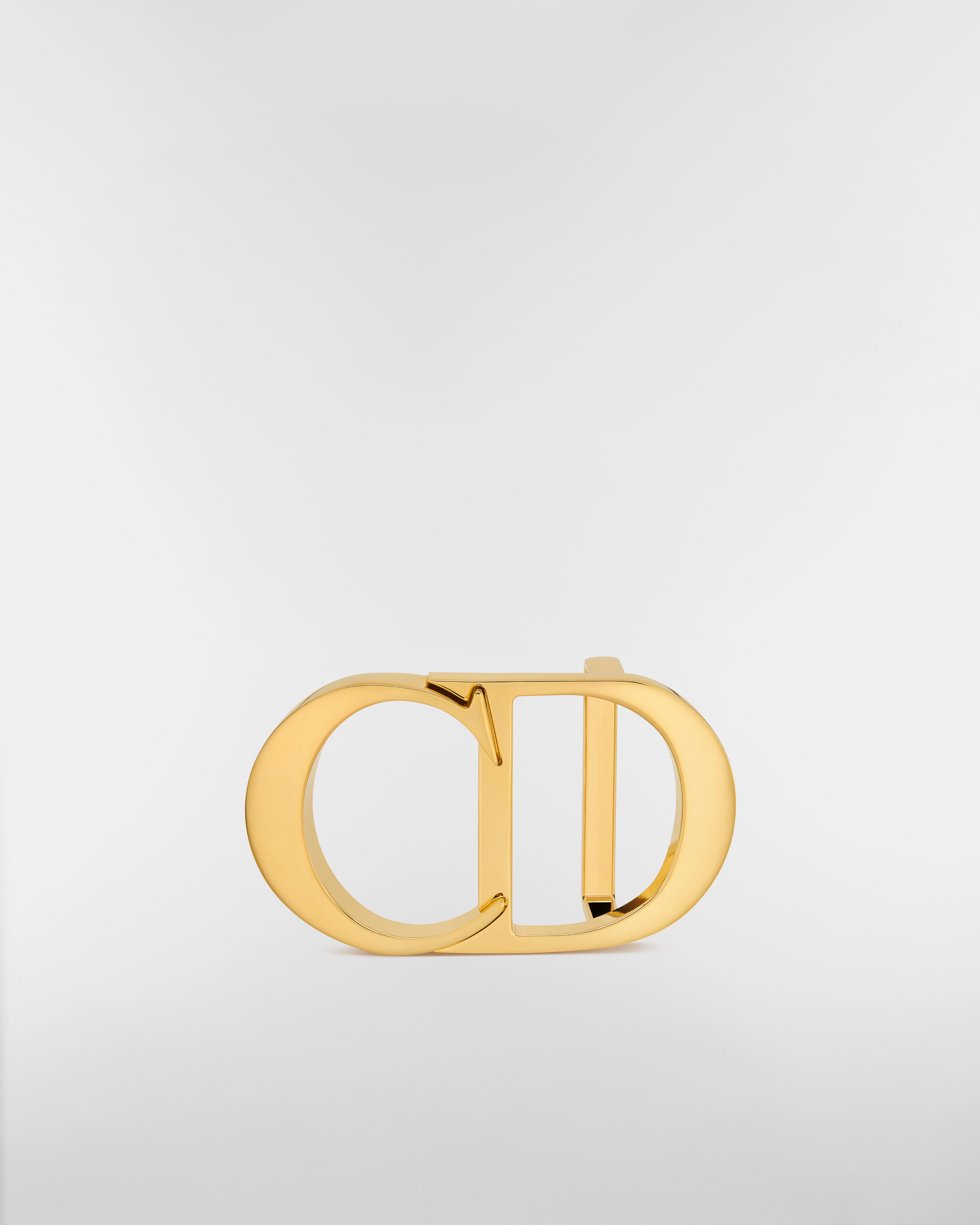 CD Icon 腰帶扣環 金色飾面黃銅，35 毫米 E06