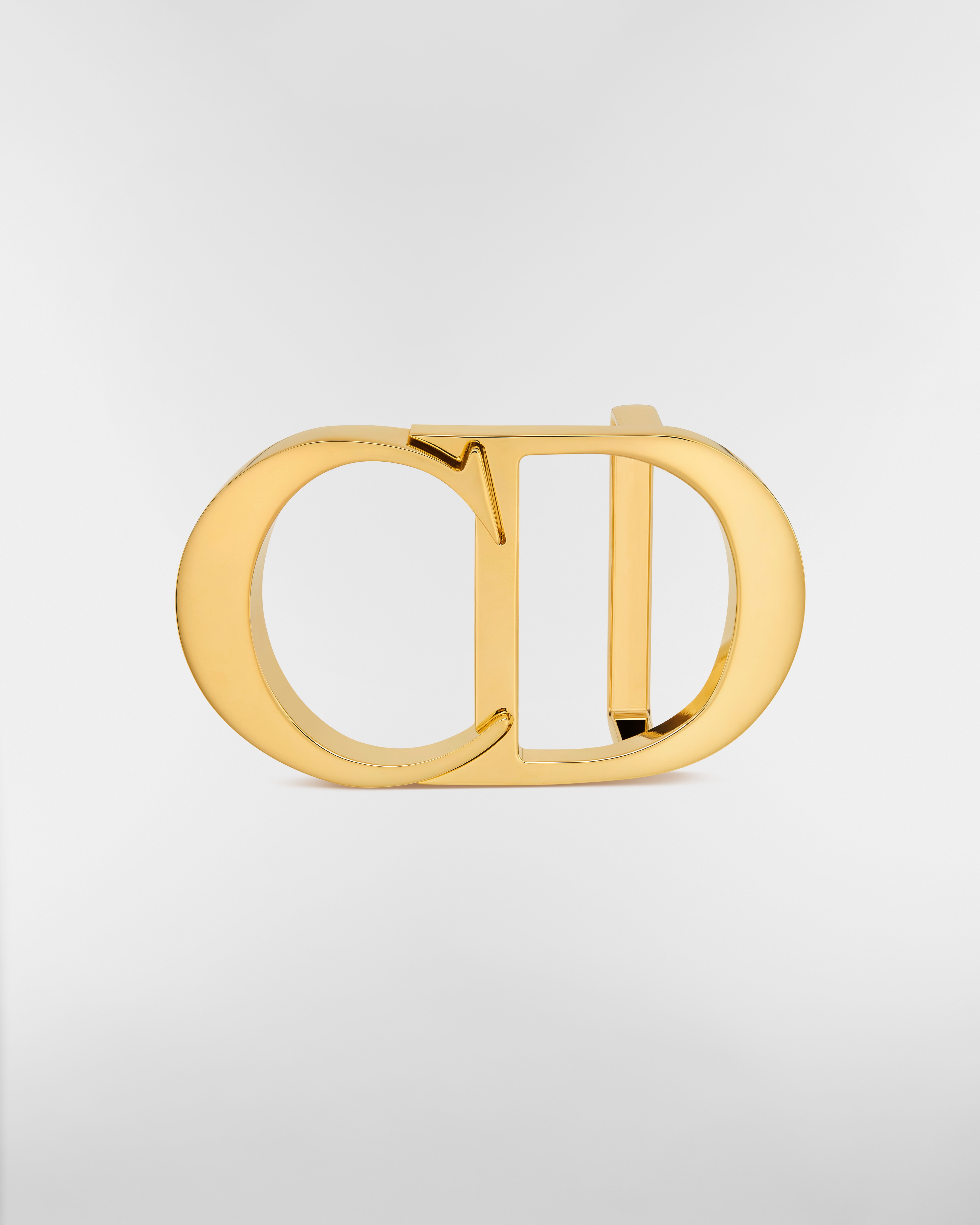 Boucle de ceinture CD Icon Laiton finition dorée, 35 mm E06