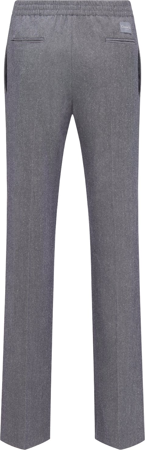 Tailored Track Pants with Christian Dior Couture Tag Back view