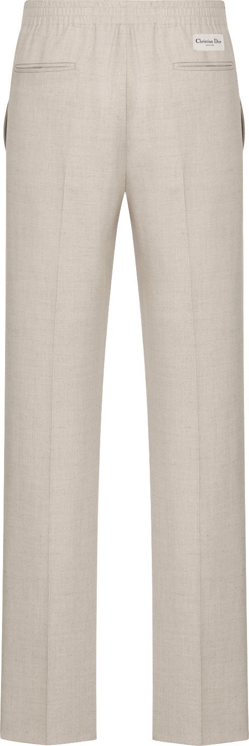 Tailored Track Pants with Christian Dior Couture Tag Back view