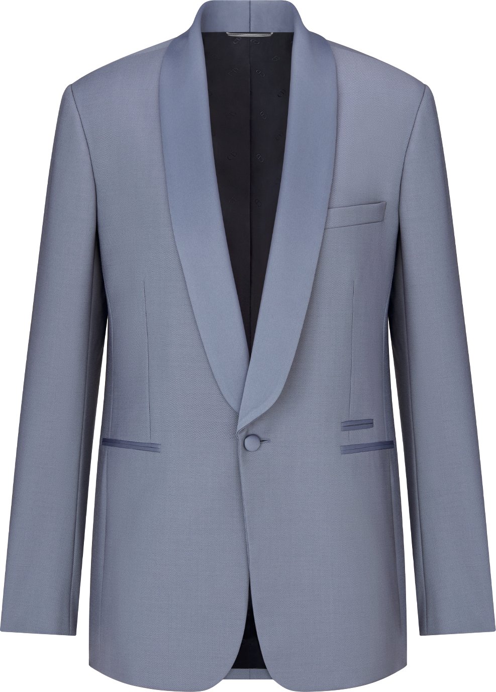 Evening Jacket Blue Virgin Wool and Mohair Barathea DIOR