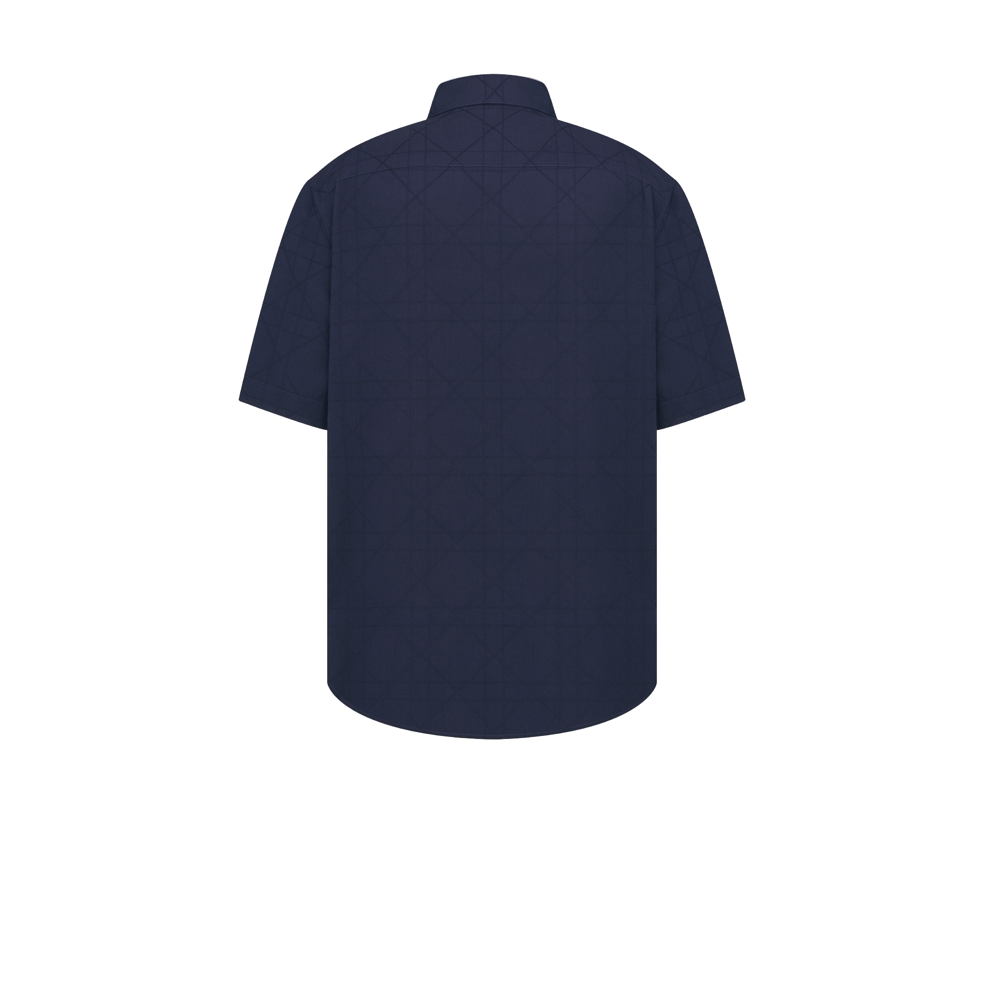 Dior Icons Short-Sleeved Shirt Blue Silk Blend E08