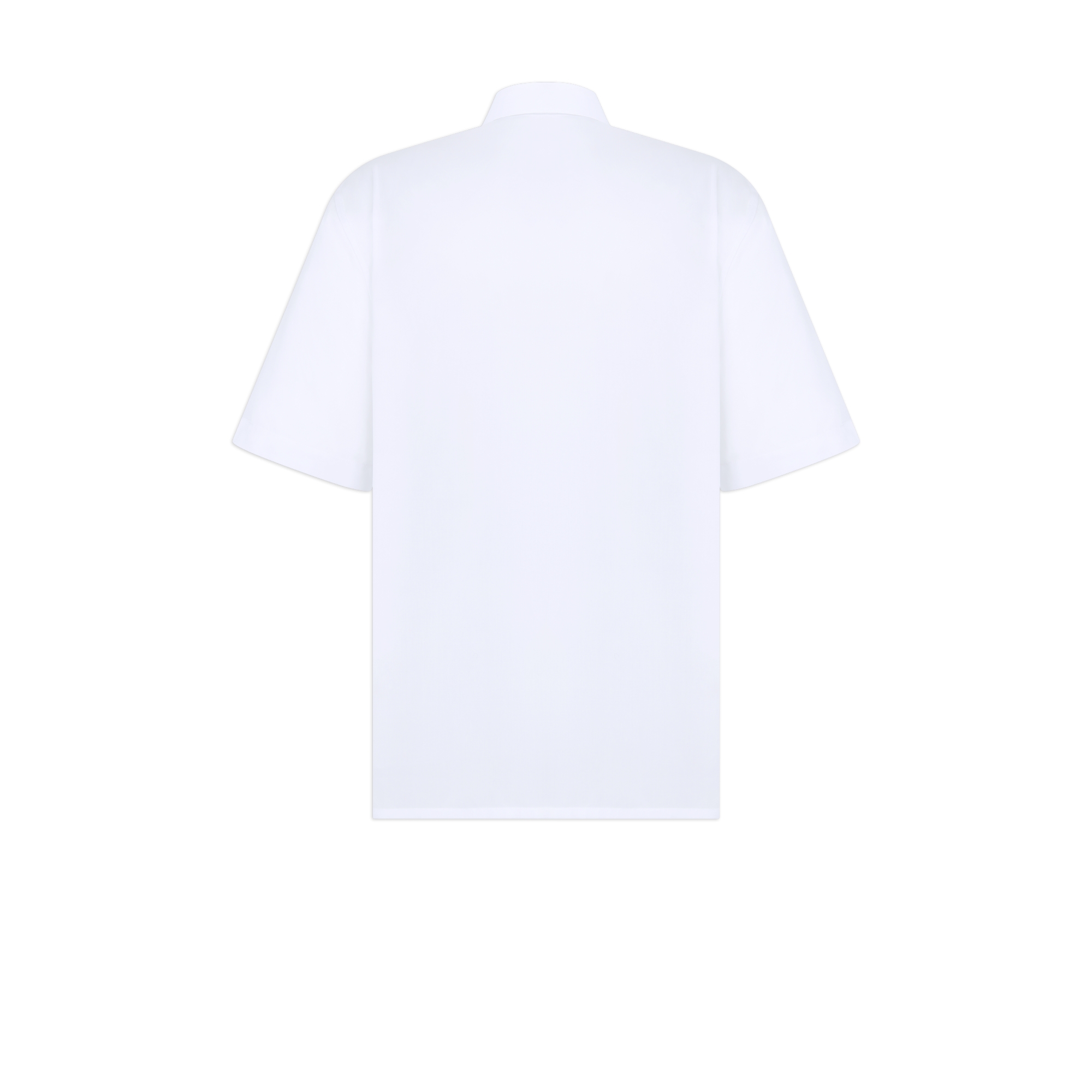 Short-Sleeved Shirt with Christian Dior Couture Lily of the Valley Embroidery