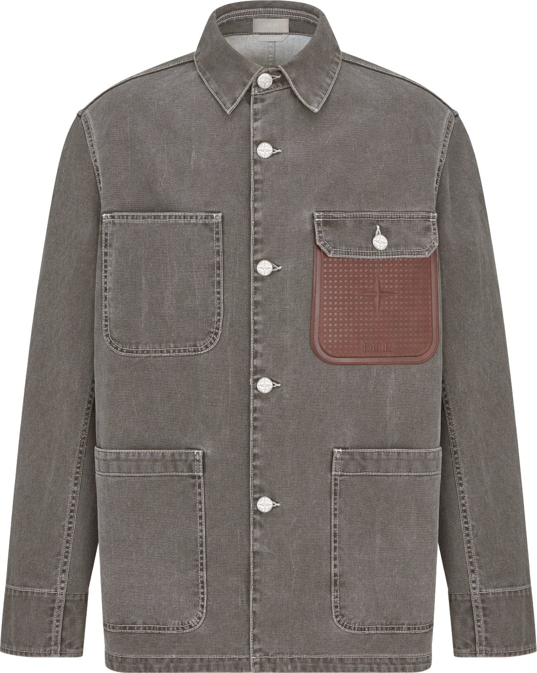 DIOR AND STONE ISLAND Jacket Black Cotton Canvas | DIOR