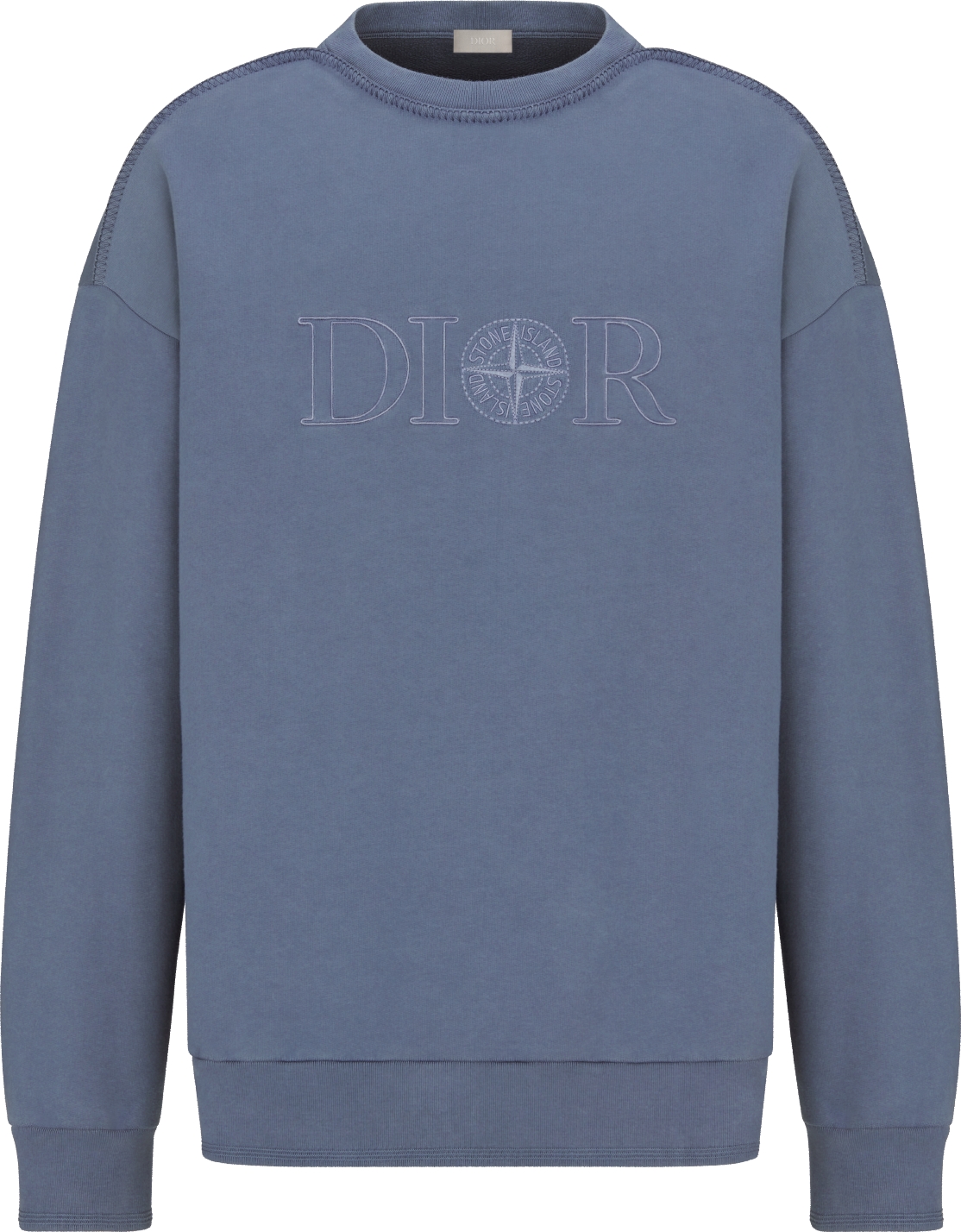 DIOR | DIOR AND STONE ISLAND スウェットシャツ (オーバーサイズ フィット) コットンフリース