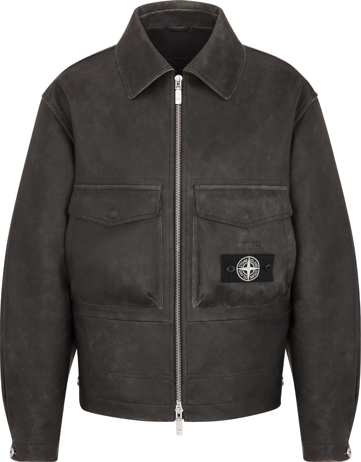 Veste cuir dior homme sale