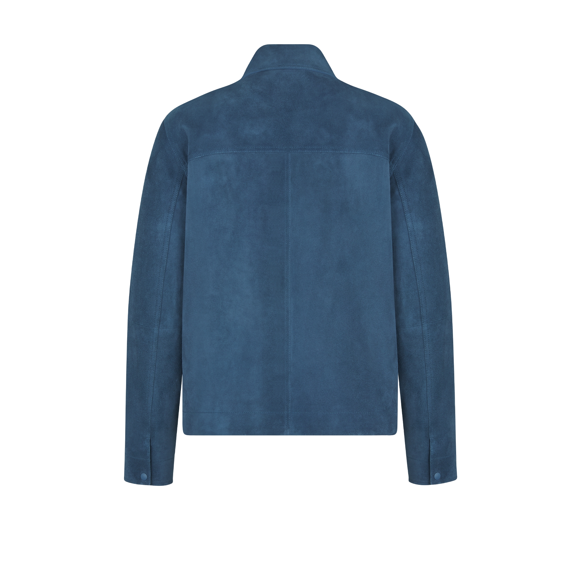 Blouson Jacket Blue Lambskin E08