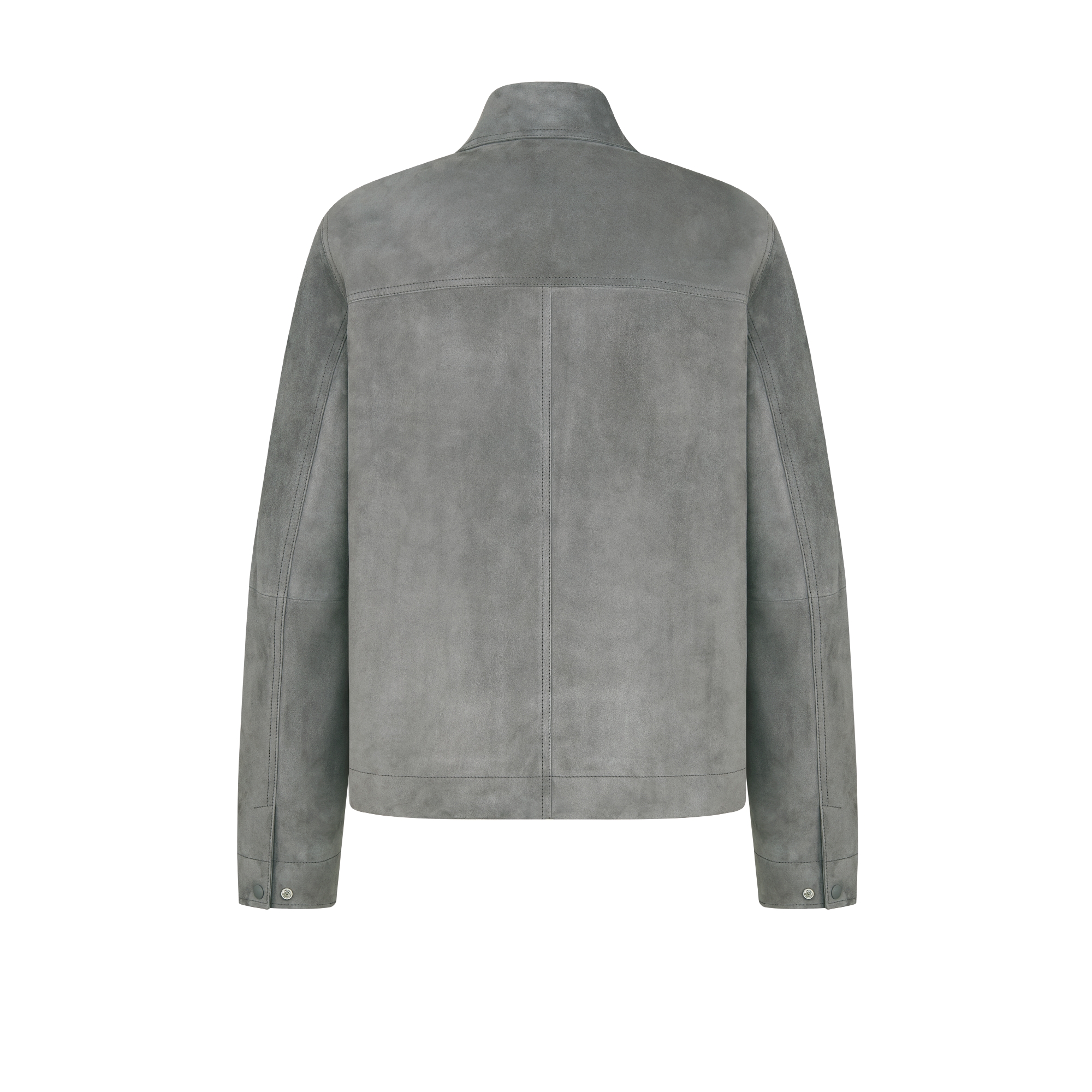 Blouson Jacket Anthracite Gray Lambskin E08