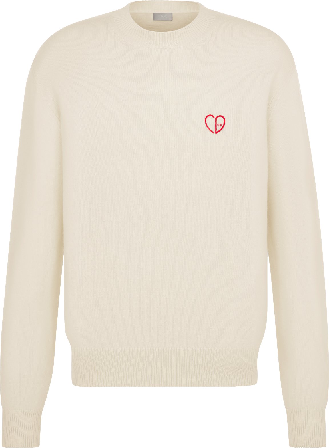 Sweater White Cashmere Jacquard DIOR