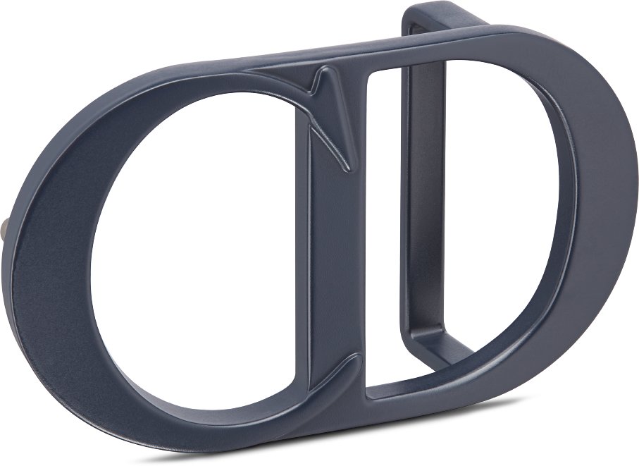 CD Icon Belt Buckle Three quarter closed view