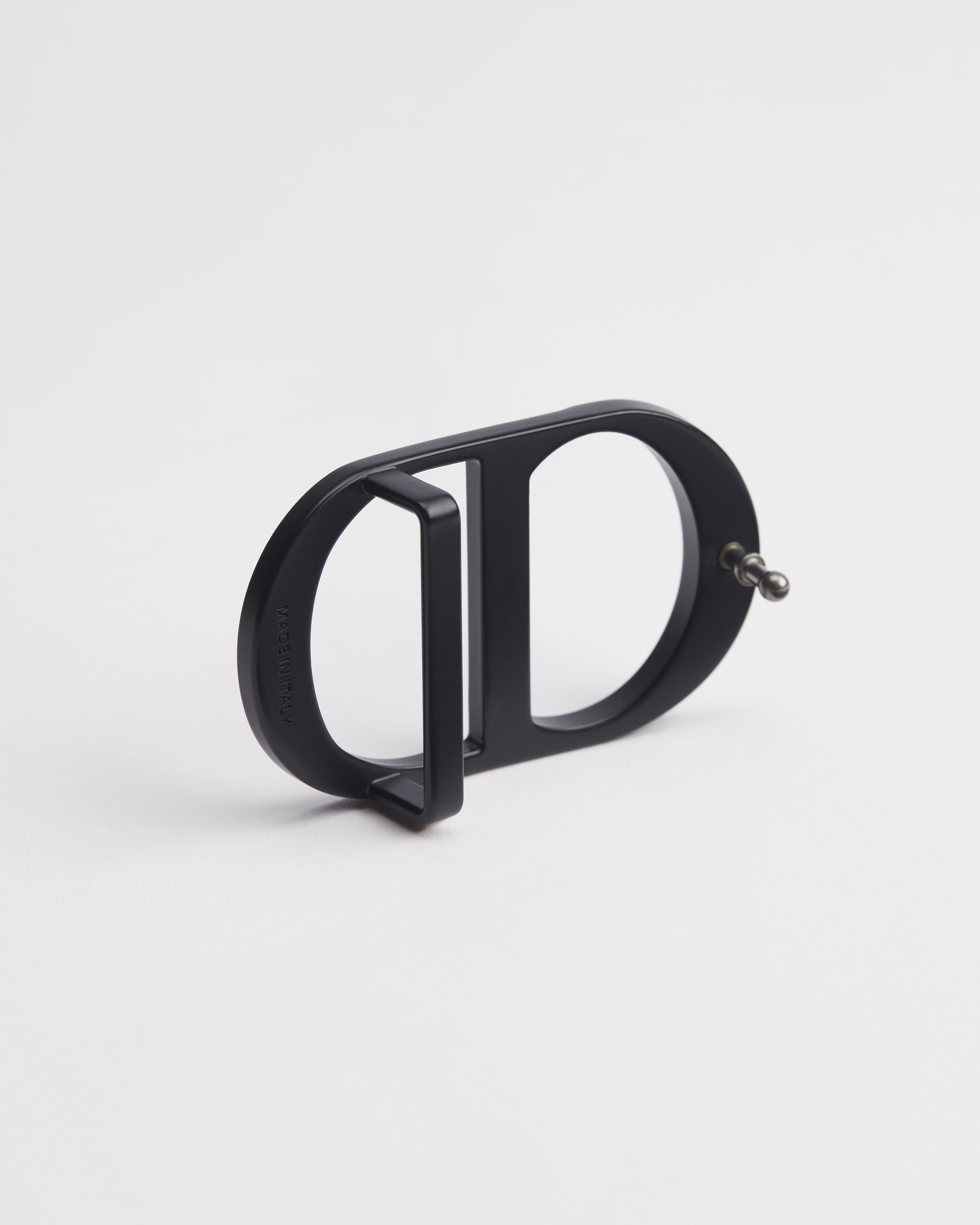 หัวเข็มขัด CD Icon ทองเหลืองเคลือบสีน้ำเงินเนวี่แบบแมตต์, 35 มม. E05