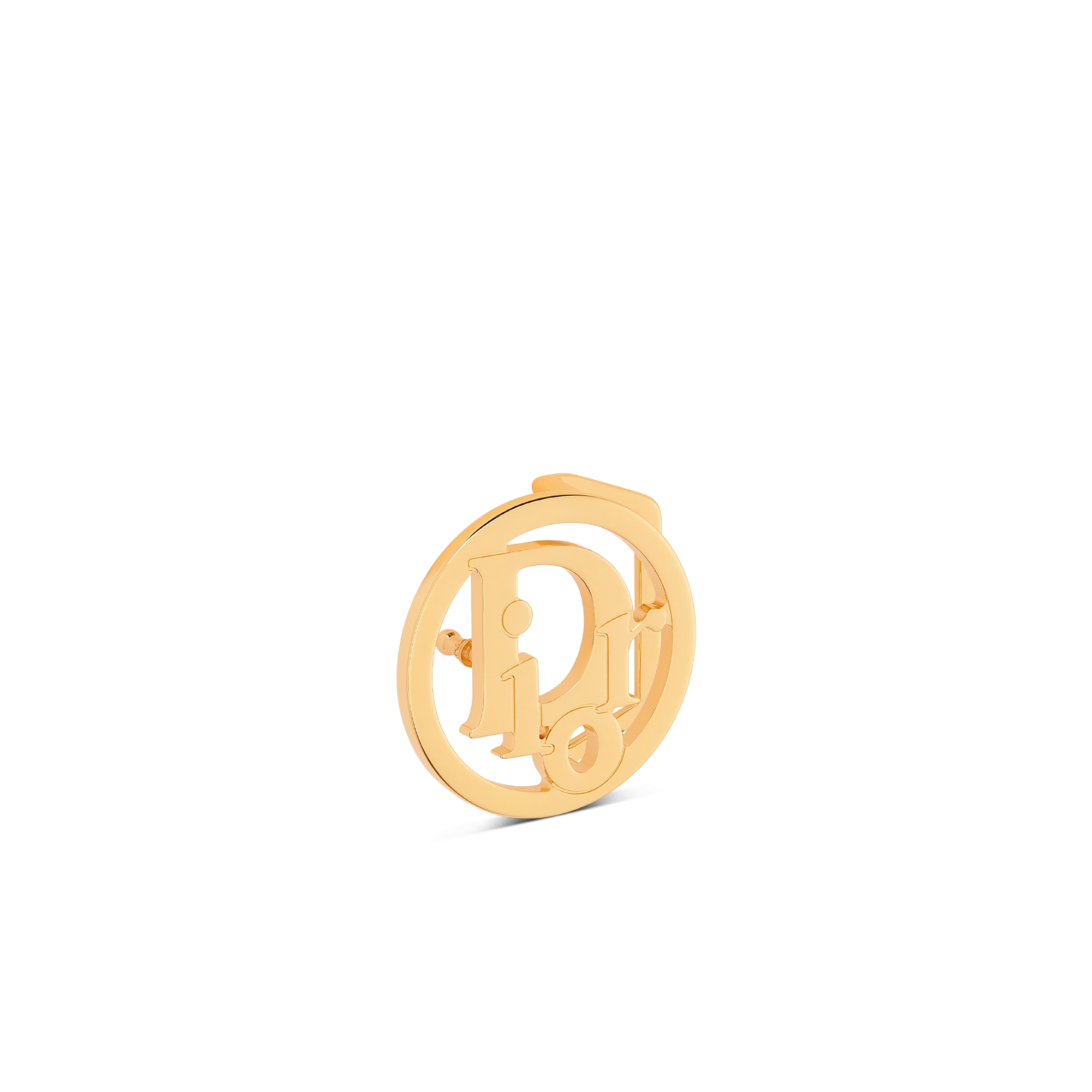 Dior Oblique 벨트 버클 골드 피니시 브라스 35mm E03