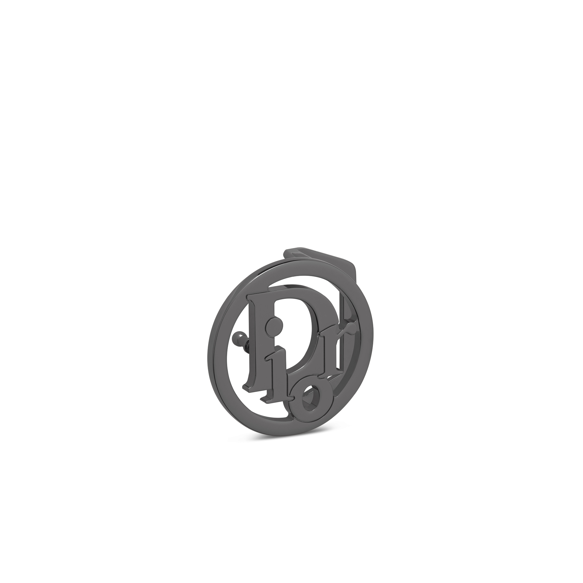 Dior Oblique Belt Buckle Ruthenium-Finish Brass, 35 MM E03