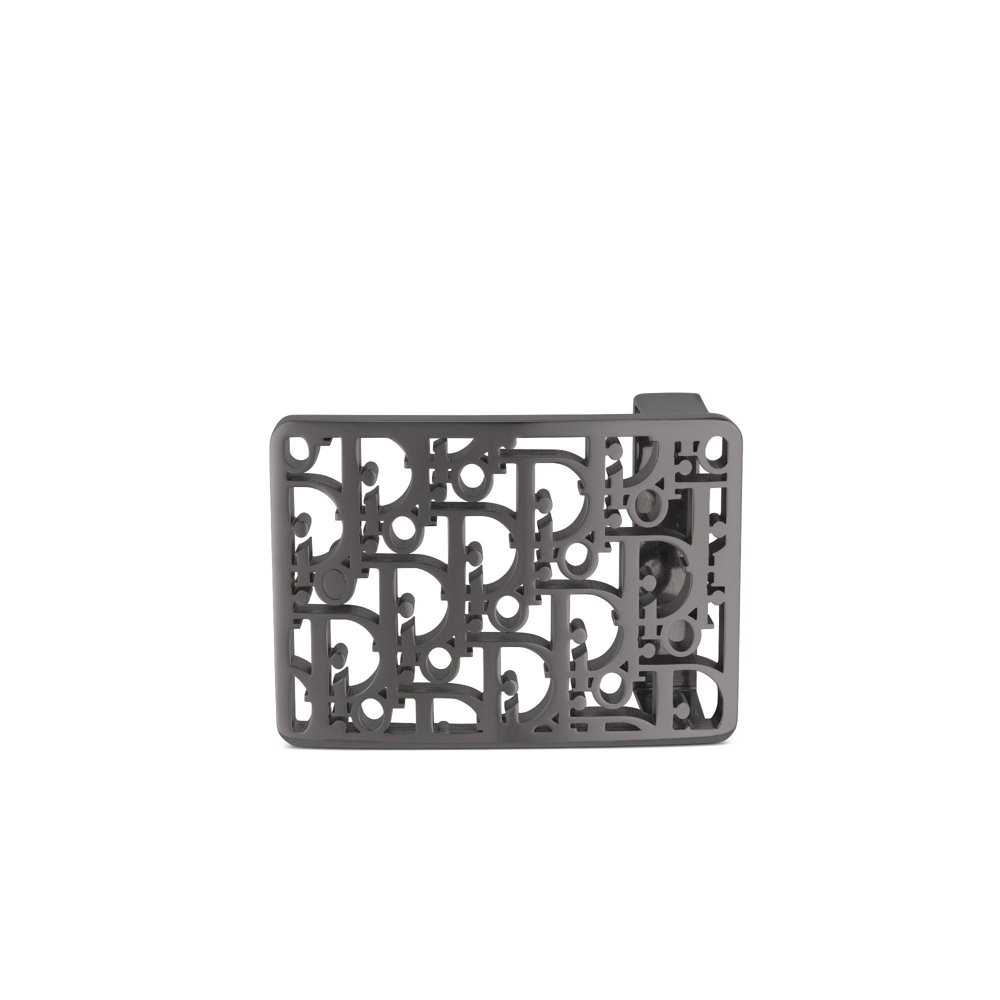 Dior Oblique Cosmo Belt Buckle Ruthenium-Finish Brass, 35 MM E06