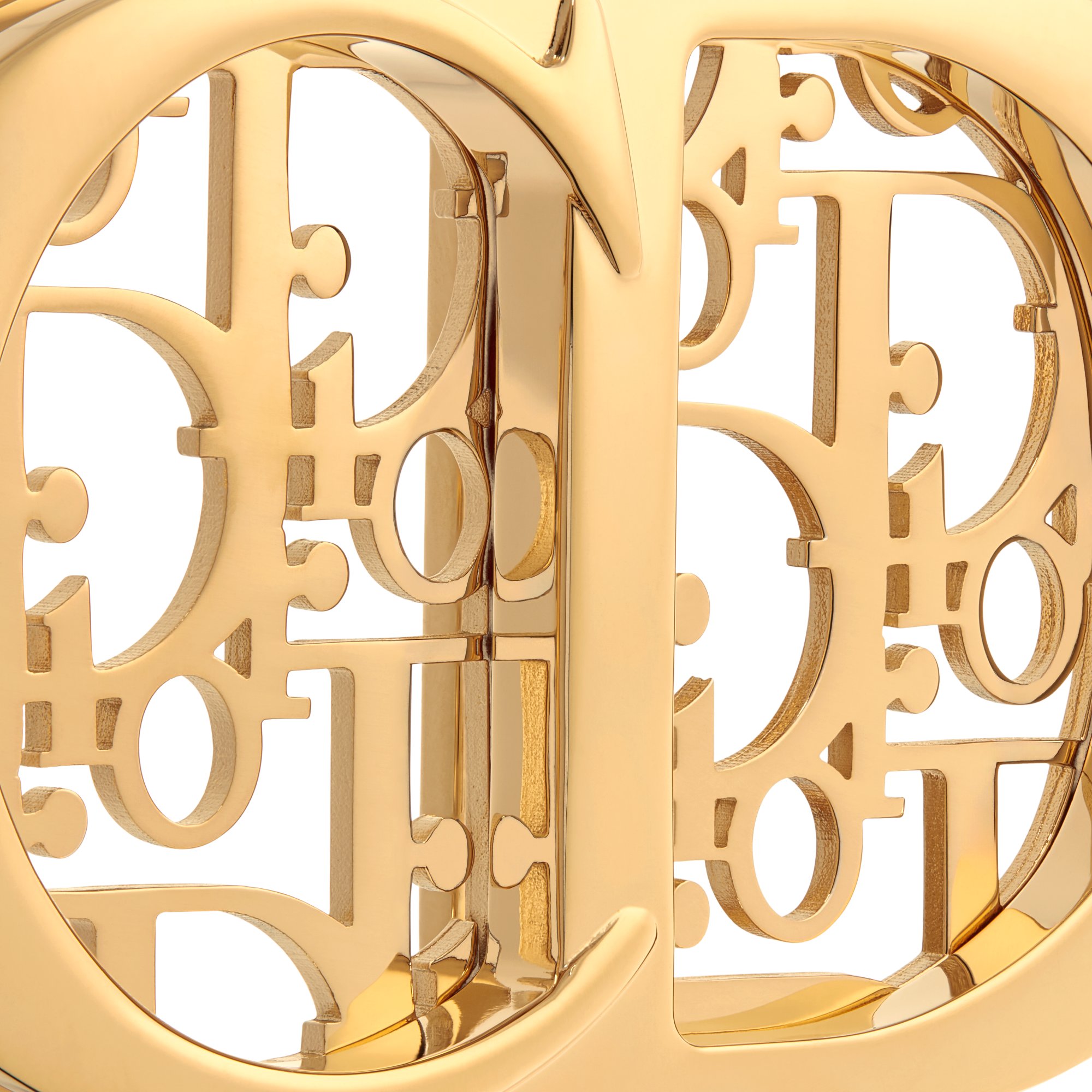 CD Icon Dior Oblique Cosmo Belt Buckle Gold-Finish Brass, 35
