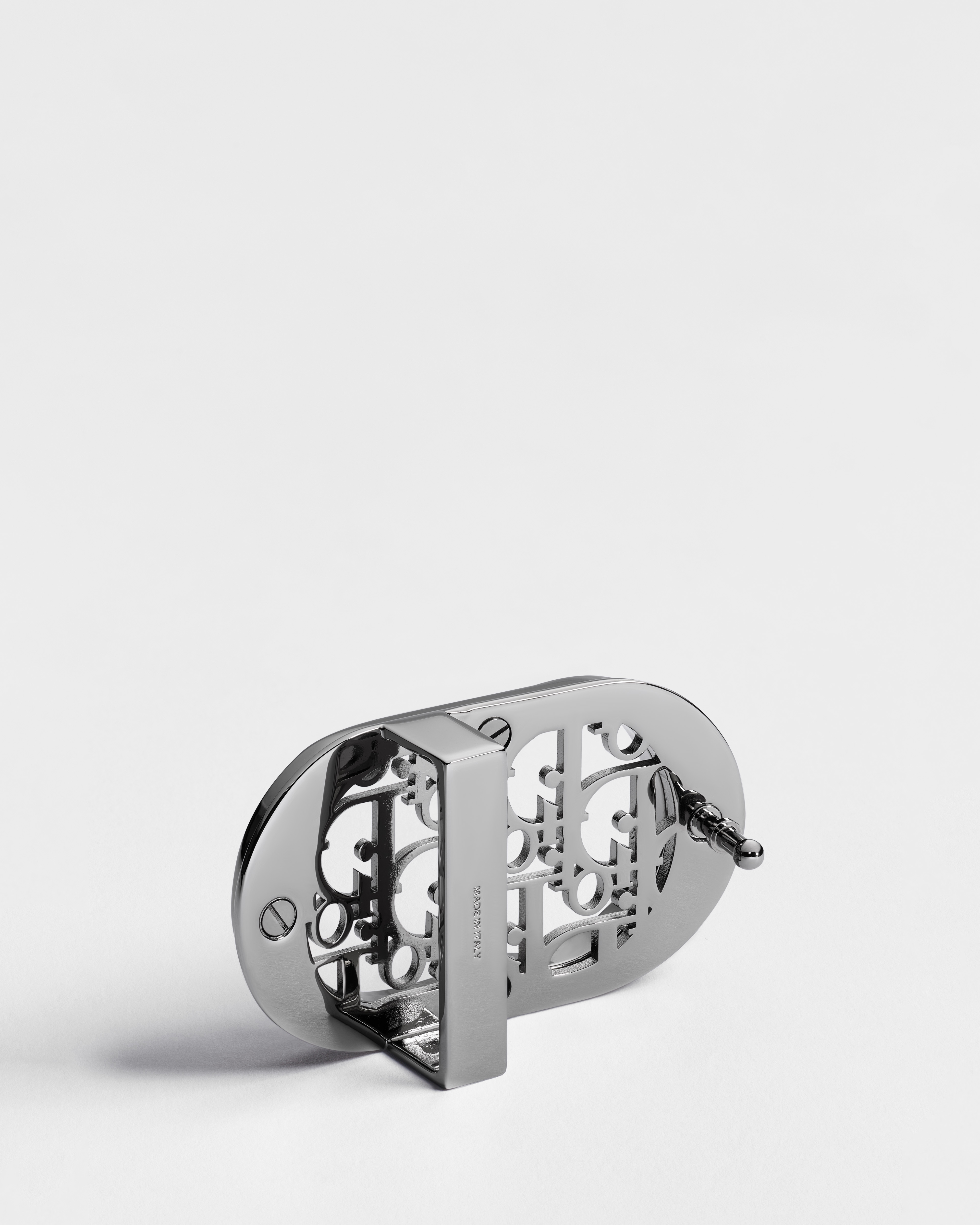 CD Icon Dior Oblique Cosmo Belt Buckle Ruthenium-Finish Brass, 35 MM ...