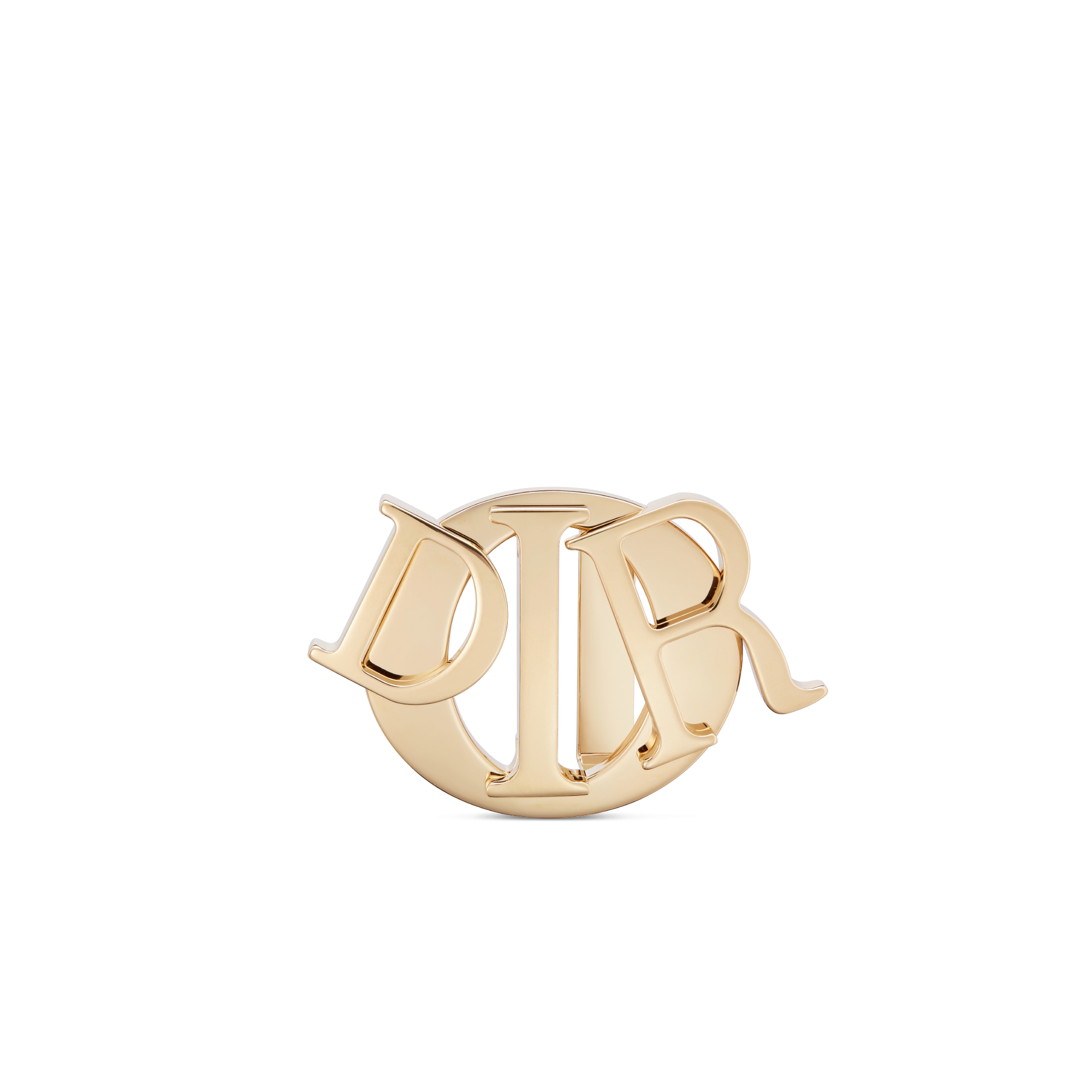 Dior Charm Belt Buckle Gold-Finish Brass, 35 MM E01