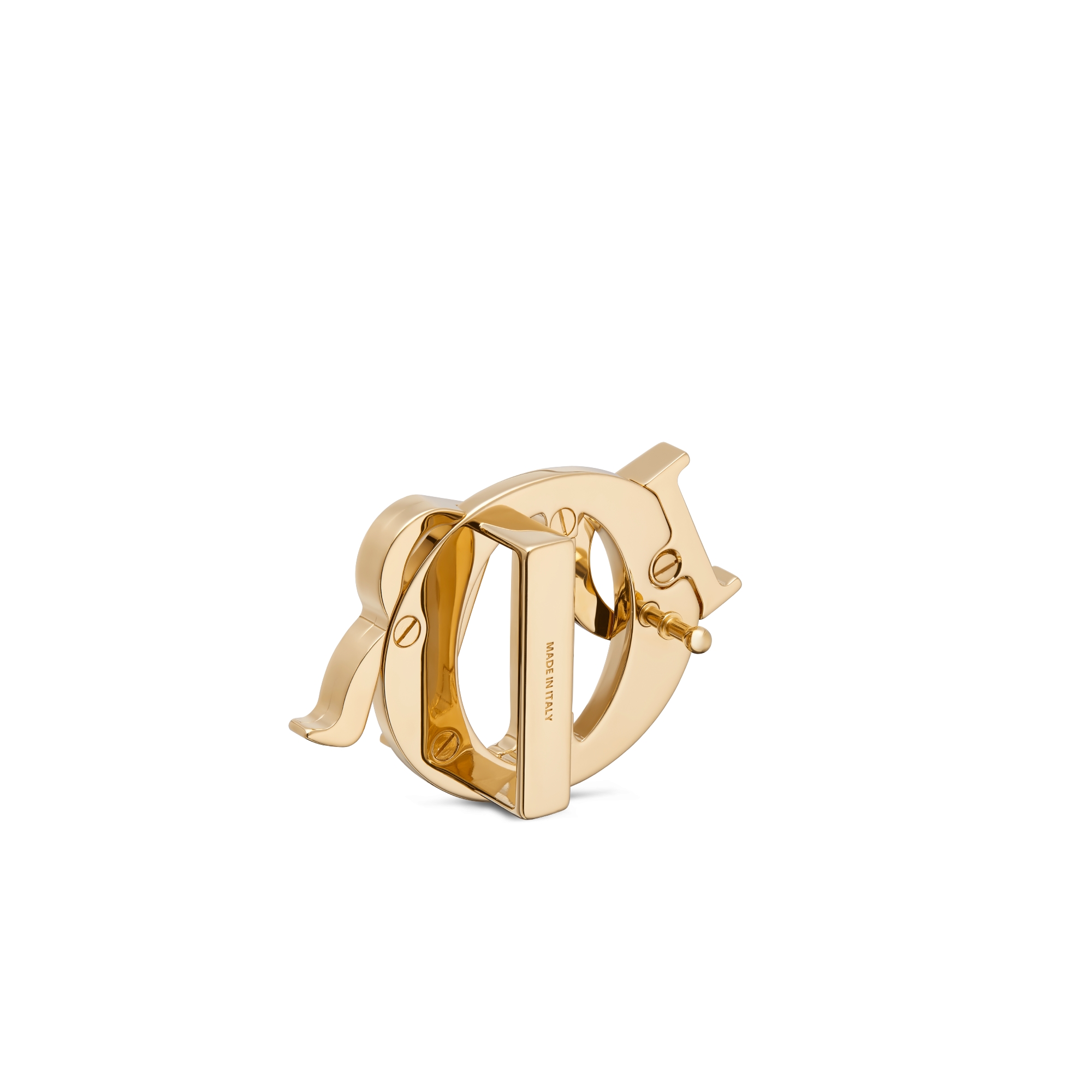 Boucle de ceinture Dior Charm Laiton finition dorée, 35 mm E05