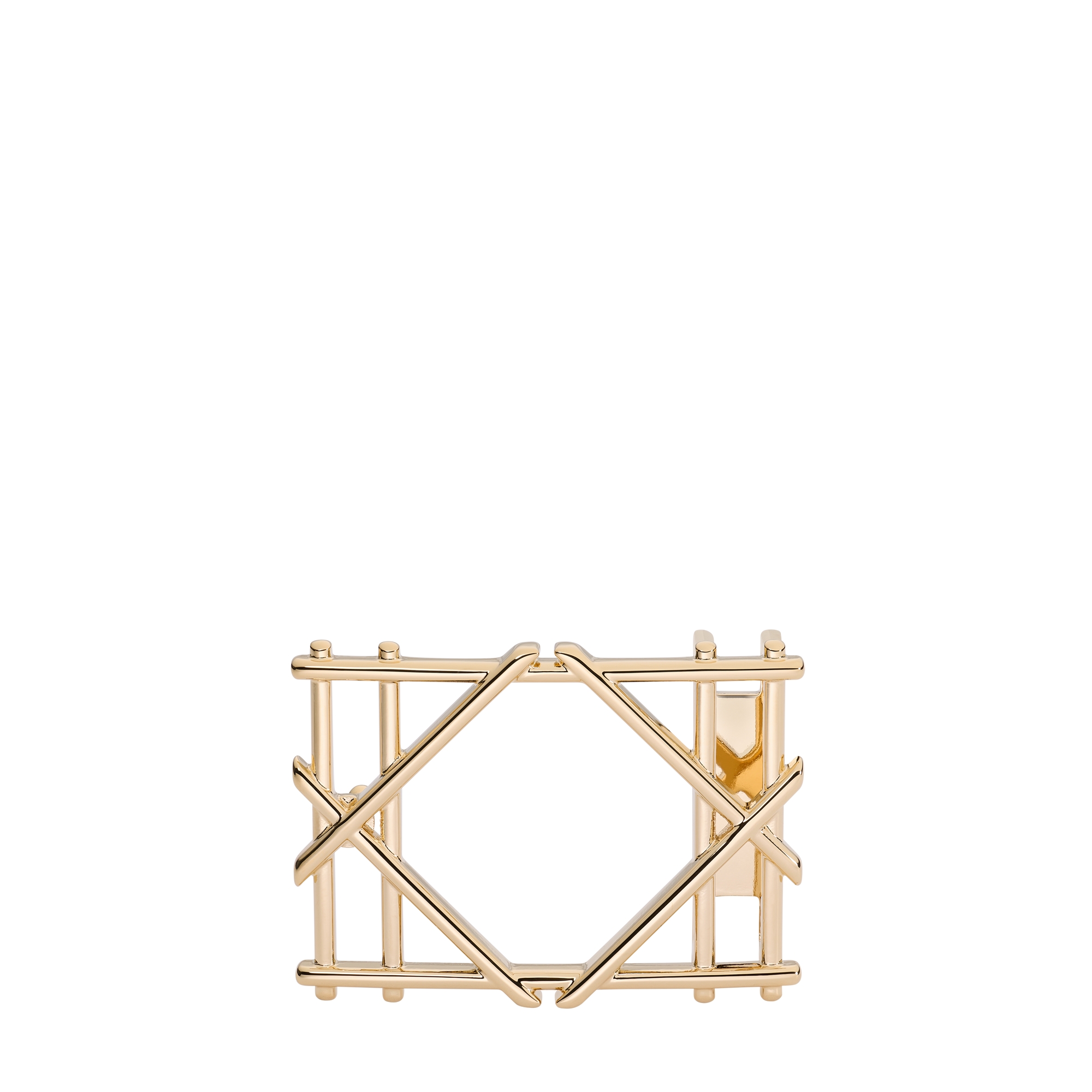 Cannage Belt Buckle Gold-Finish Brass, 35 MM E01