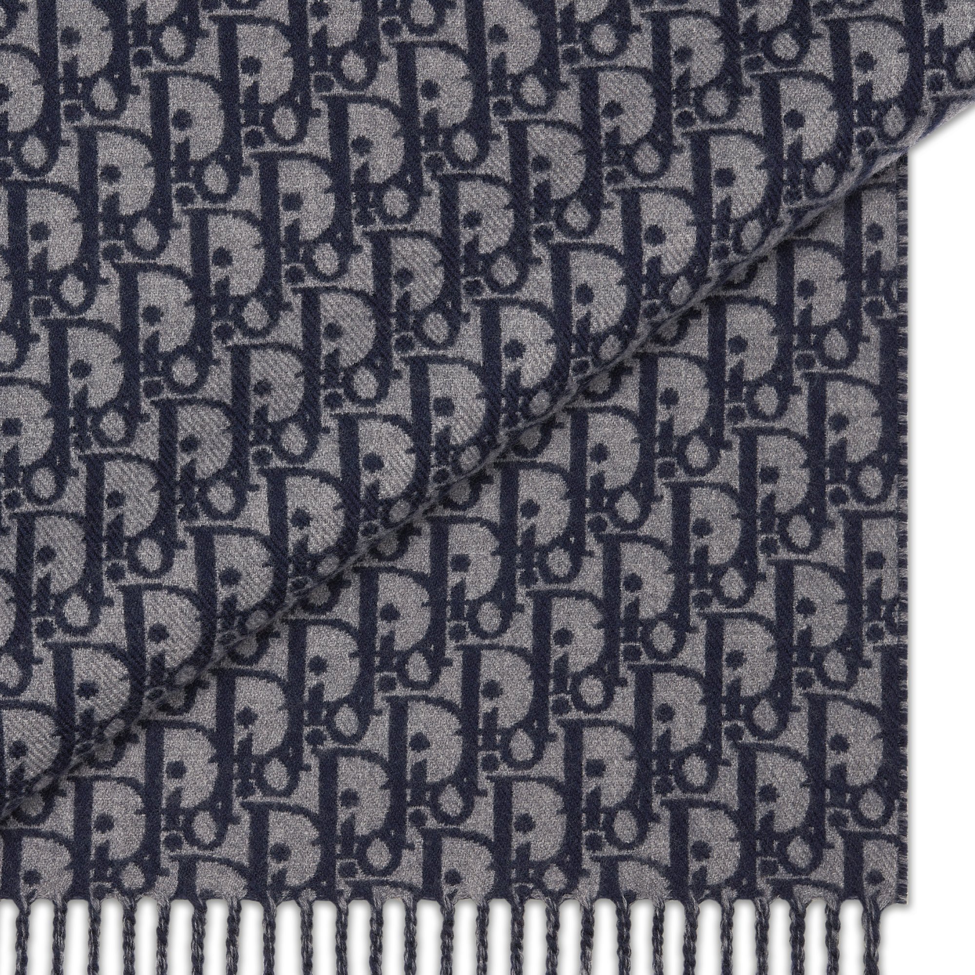 Dior Oblique Double-Sided Scarf Detailed view