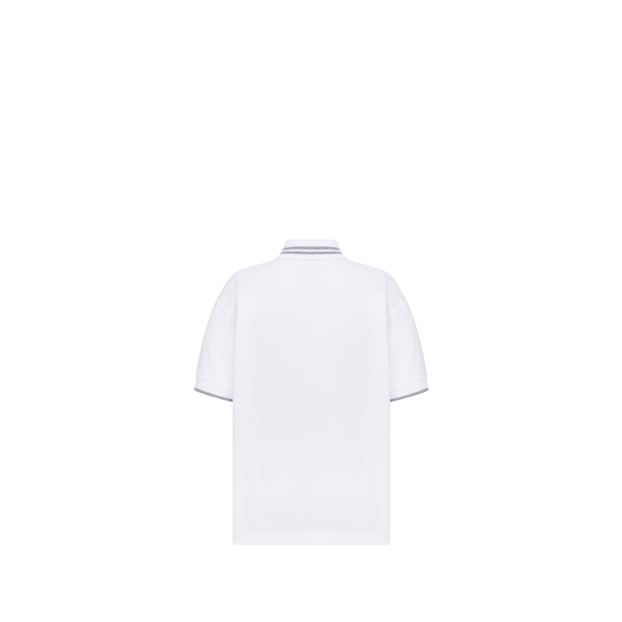 Kids' Christian Dior Couture Polo Shirt White Cotton Piqué E08