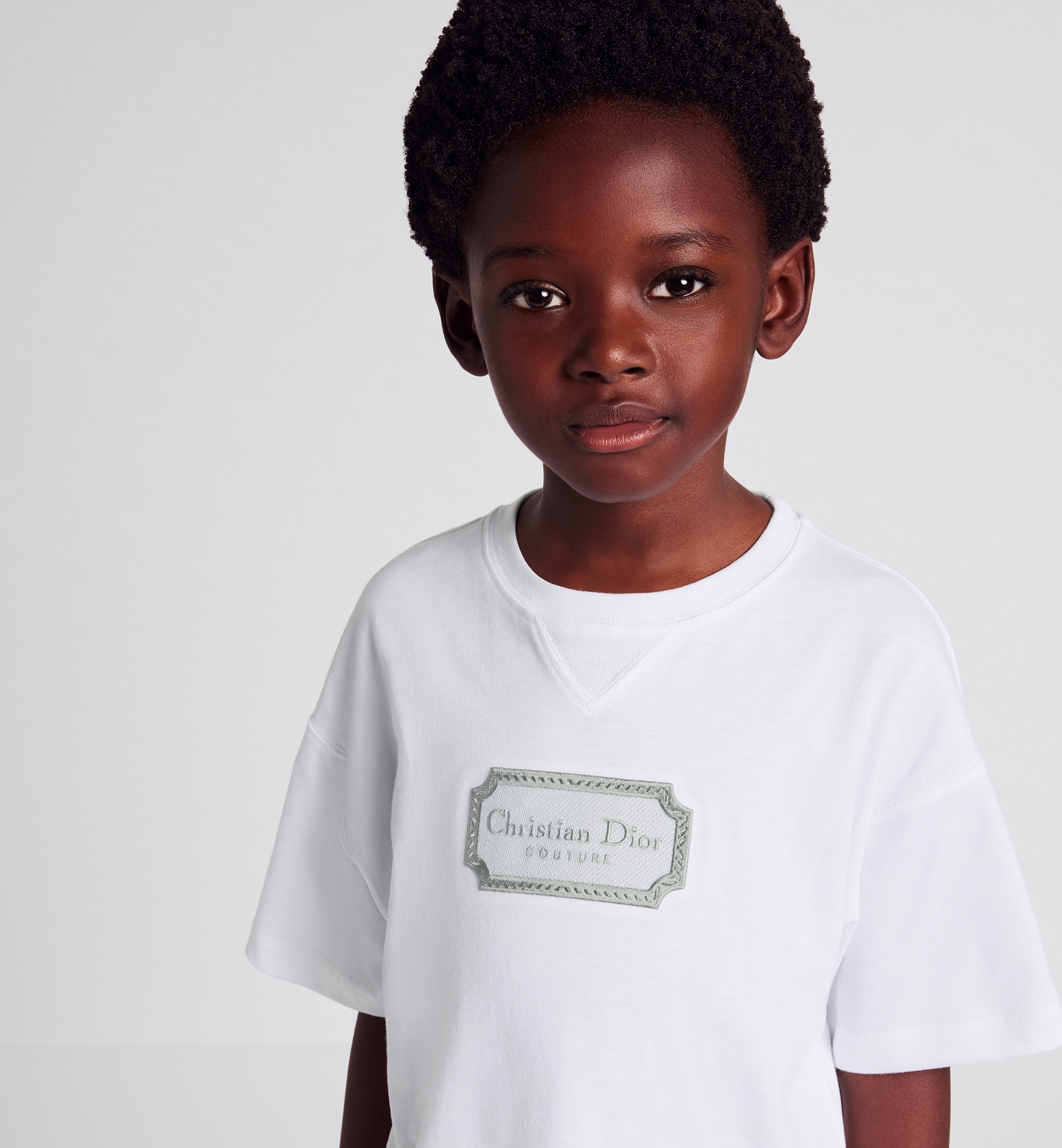 Kids' Christian Dior Couture T-Shirt White Cotton Jersey E14