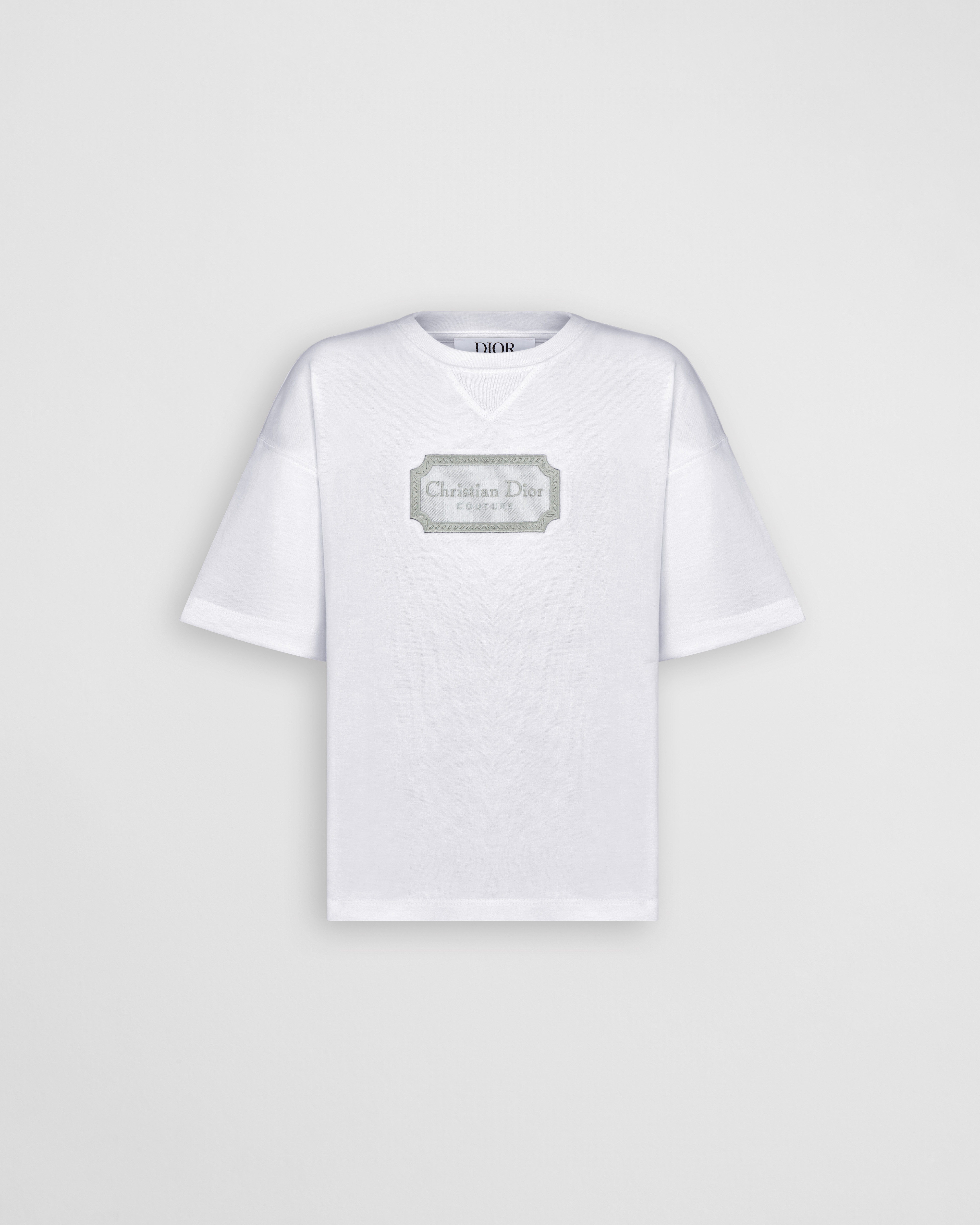 Christian Dior Couture T-Shirt für Kinder Baumwolljersey in Weiß E01