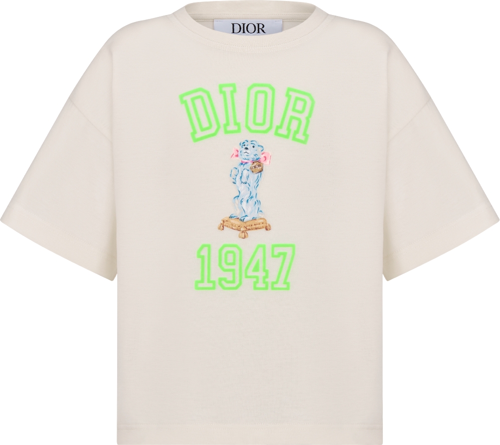 DIOR | Bobby キッズ Tシャツ ディオール オブリーク コットンジャージー