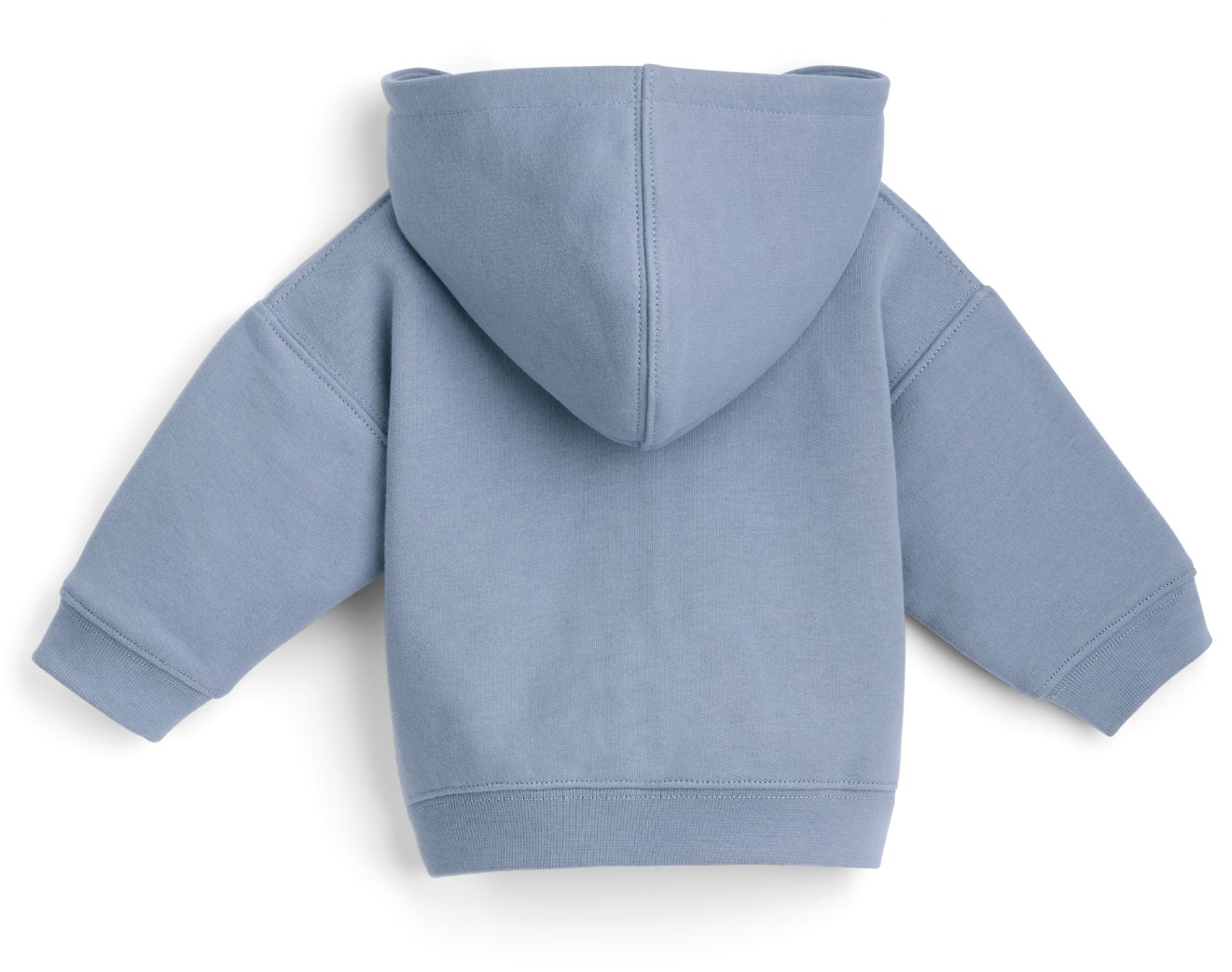 Baby Christian Dior Couture Zipped Hooded Sweatshirt Blue Cotton Fleece DIOR