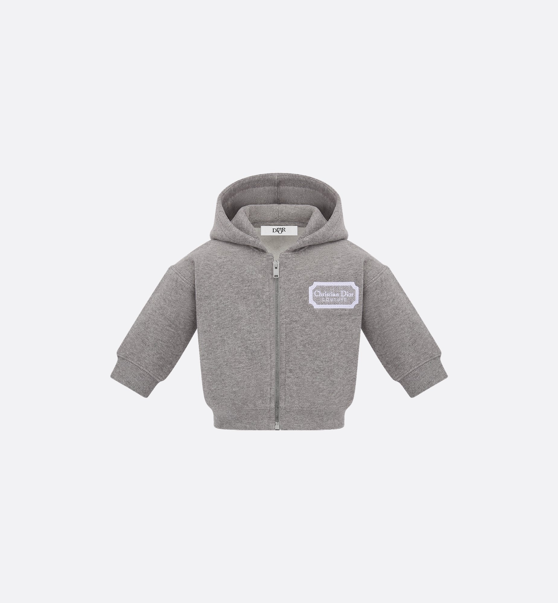 Baby Christian Dior Couture Zipped Hooded Sweatshirt Blue Baby Christian Dior Couture Zipped Hooded Sweatshirt Blue