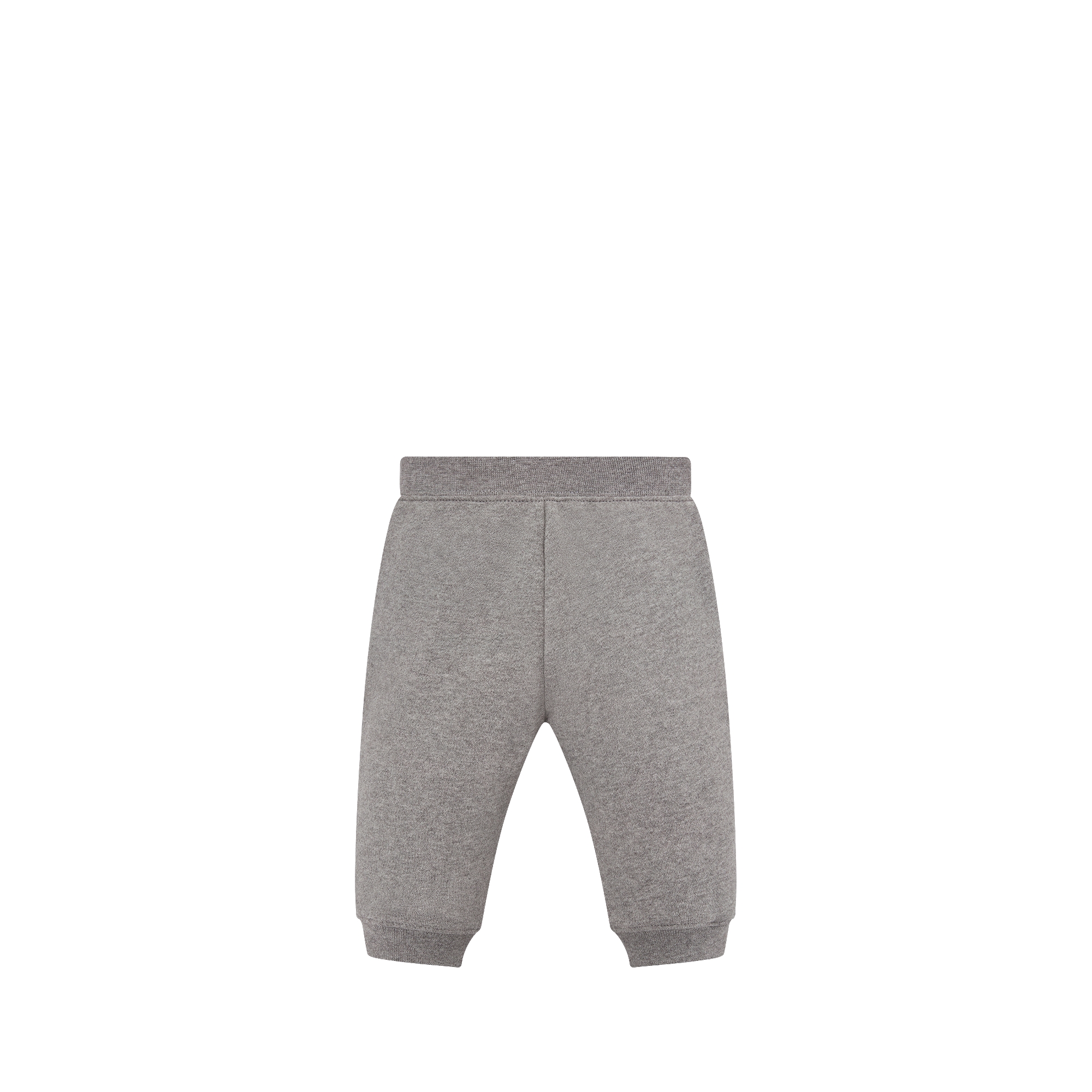 Christian Dior Couture Trainingshose für Babys Baumwollfleece in meliertem Grau E08