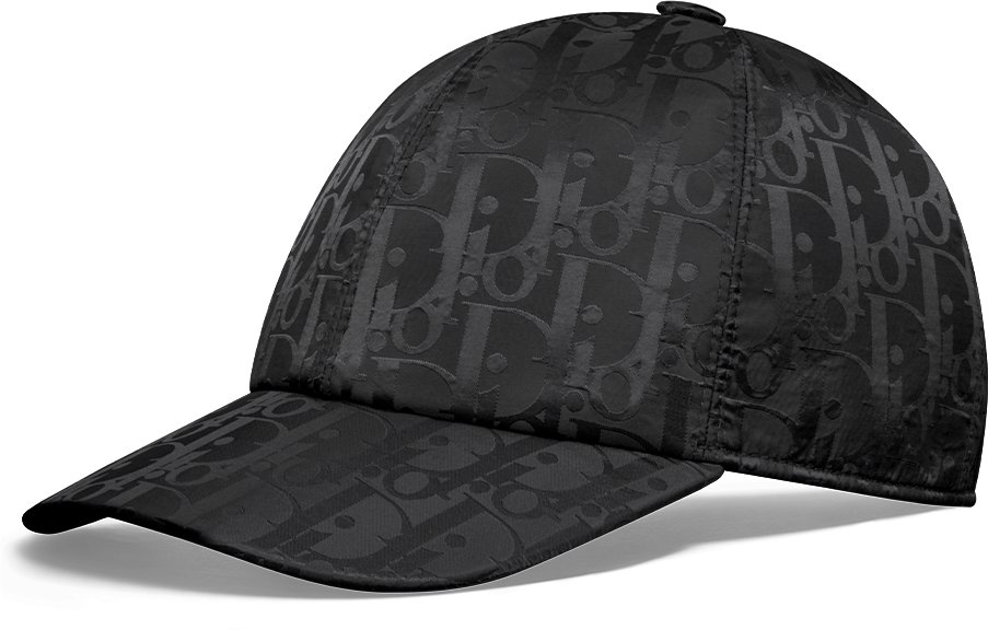 Kids' Cap Black Dior Oblique Technical Fabric | DIOR