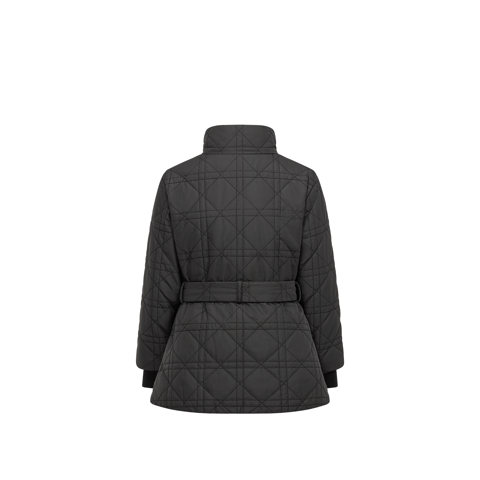 Kids' Kimono-Effect Bar Jacket Black Macrocannage Technical Fabric E08