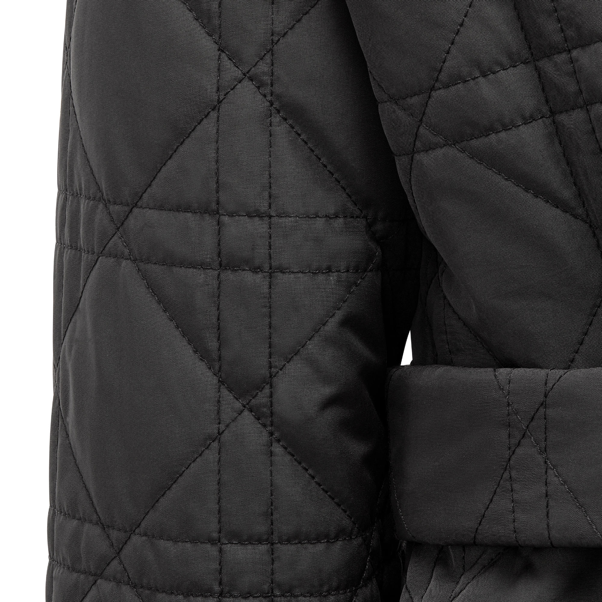 Kids' Kimono-Effect Bar Jacket Black Macrocannage Technical Fabric E09