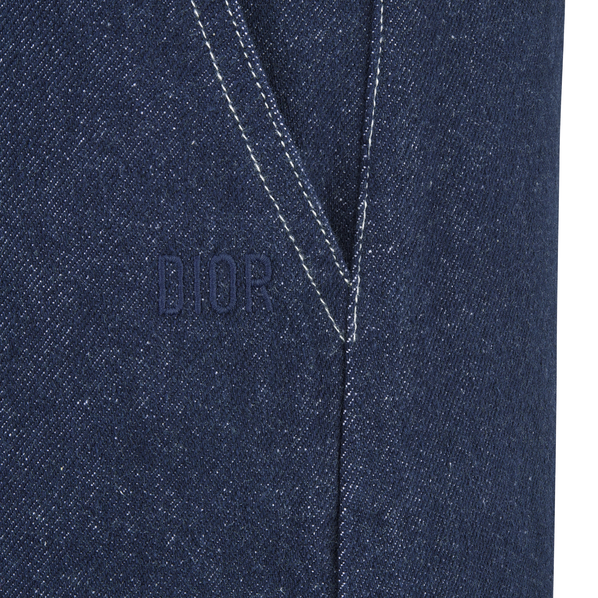 Kids' Loose-Fitting Jeans Navy Blue Cotton Denim E09