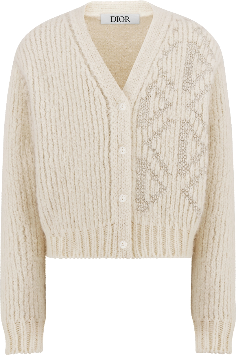 Cardigan Bolero Per Bambine - In Bianco/Avorio, Manica Lunga, Taglie 4-13 Anni