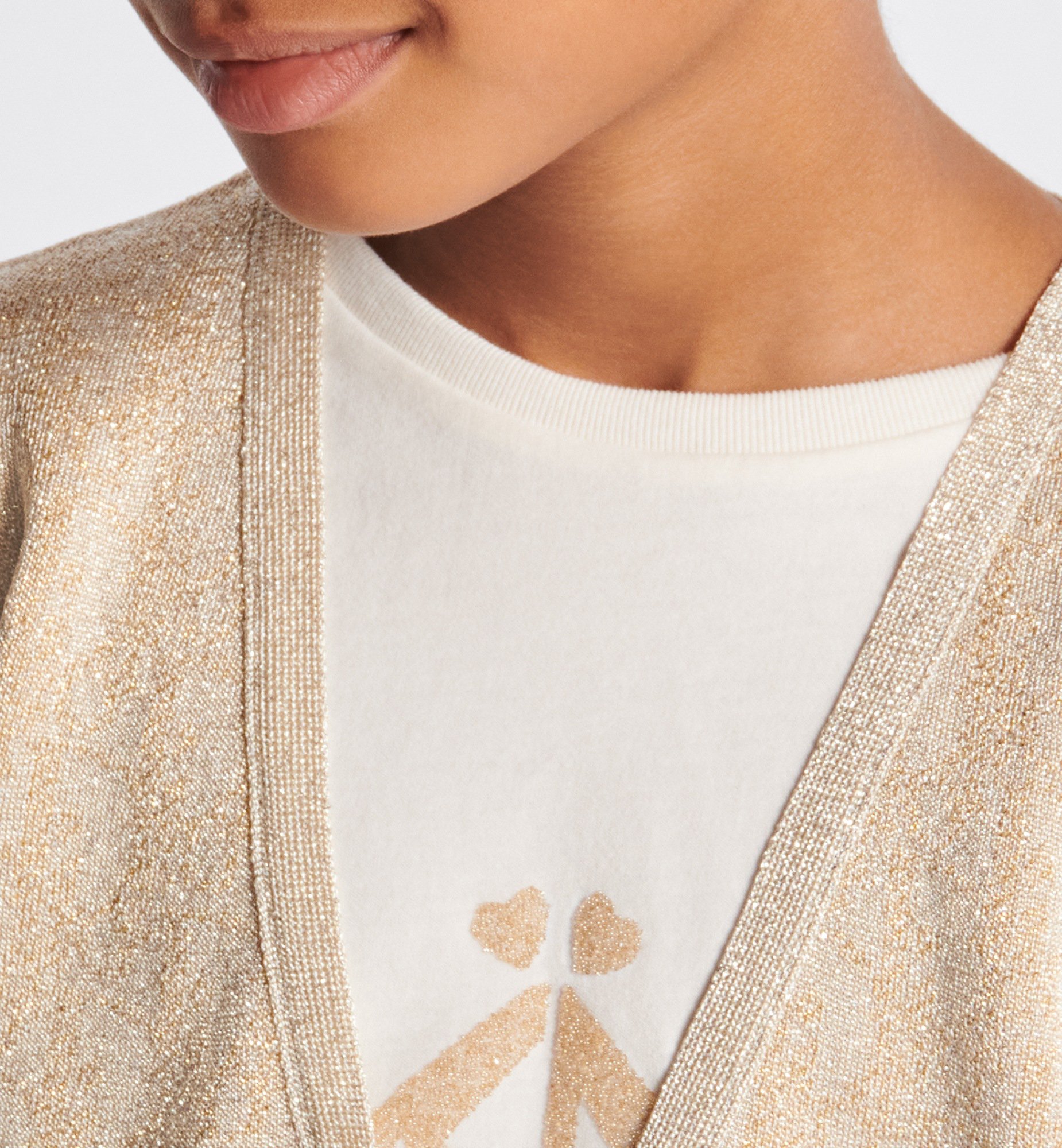 Gold kids cardigan cheap