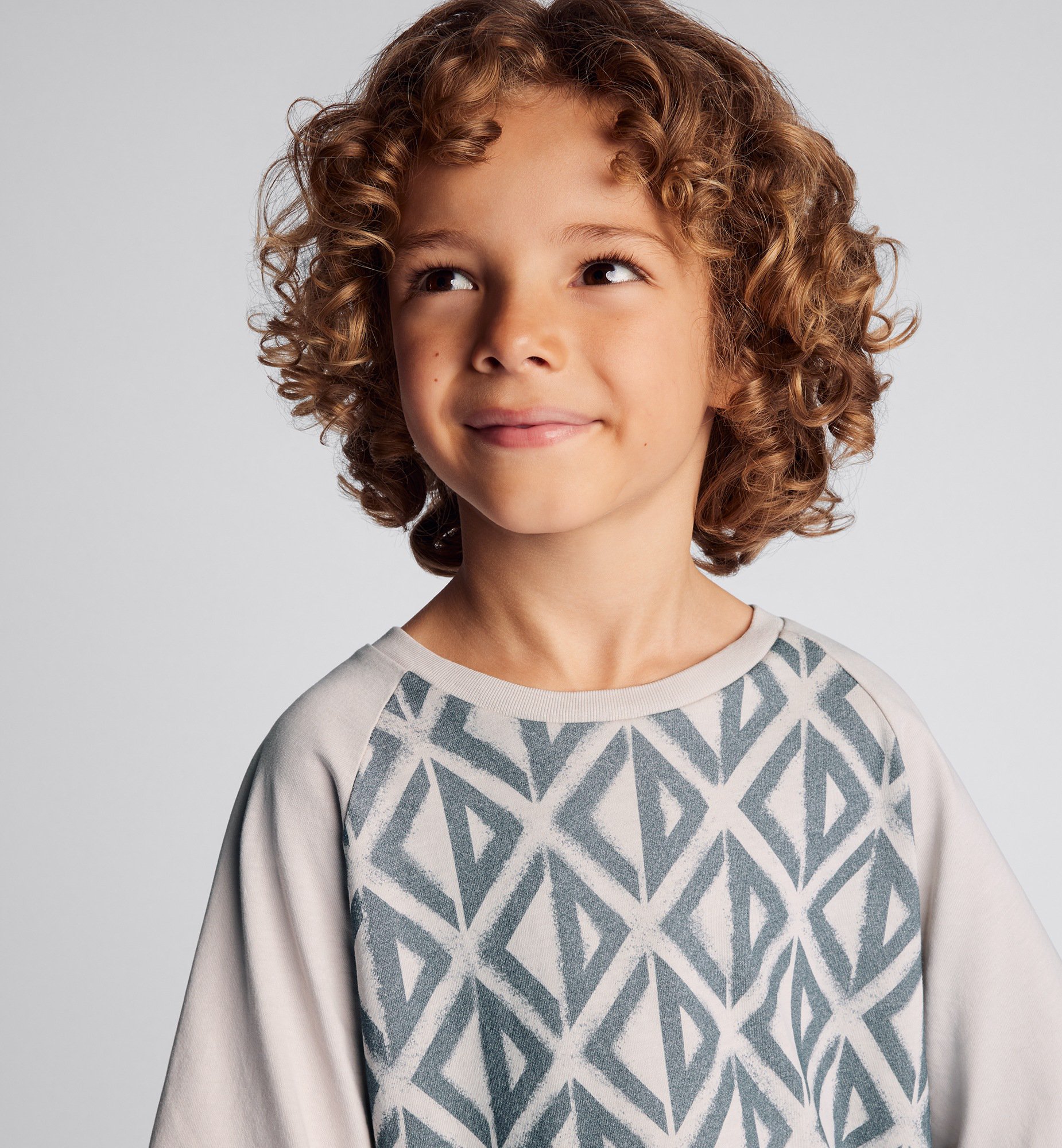 T-shirt verde per bambino con logo Stone Island Junior