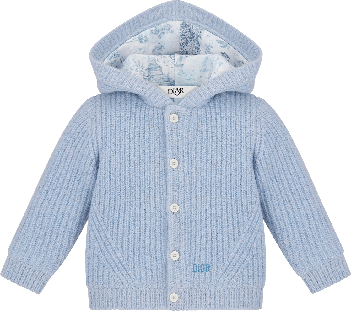 Dottor Kids Cardigan avorio a treccia da neonata DK372