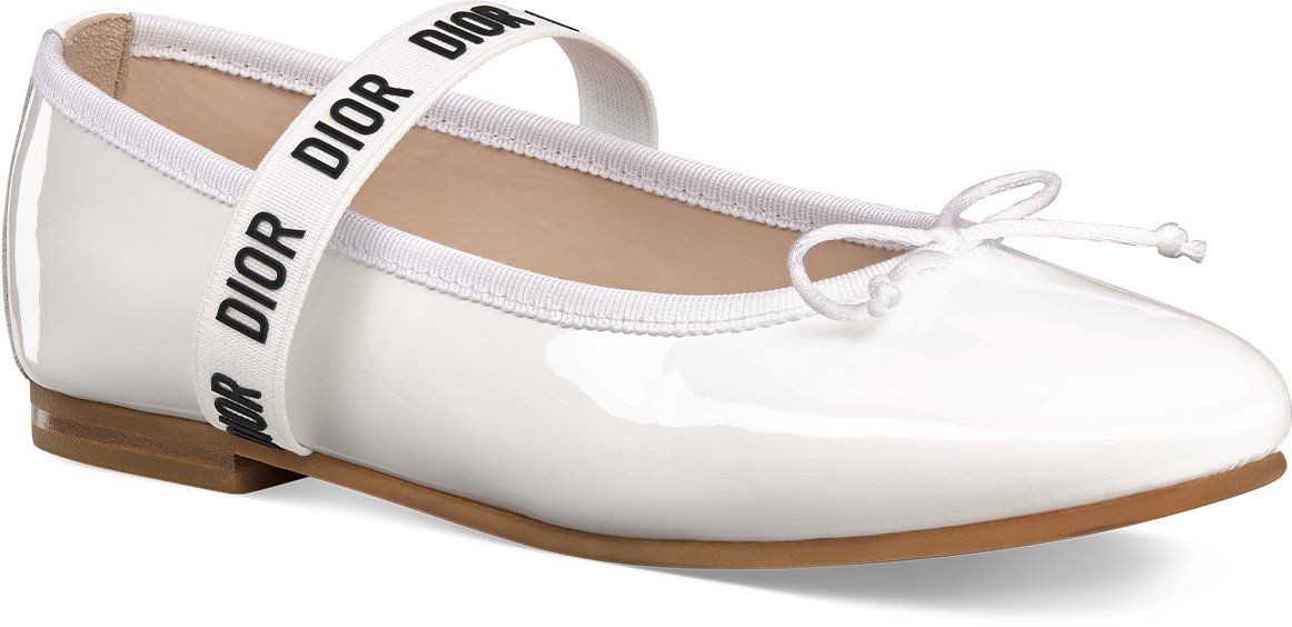 Kids' Ballet Flat Three quarter closed view