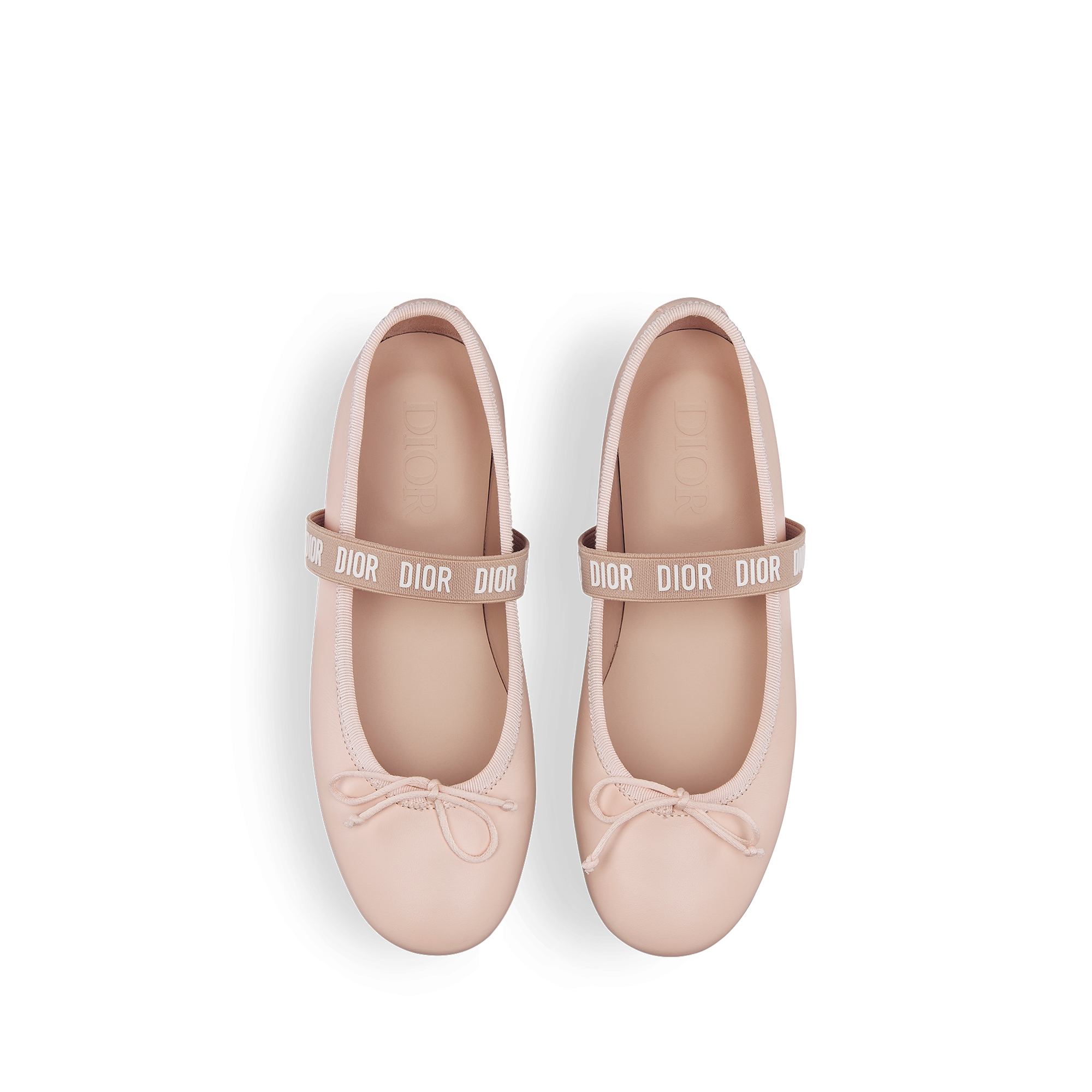 Ballerina für Kinder Kalbsleder in Zartrosa E06