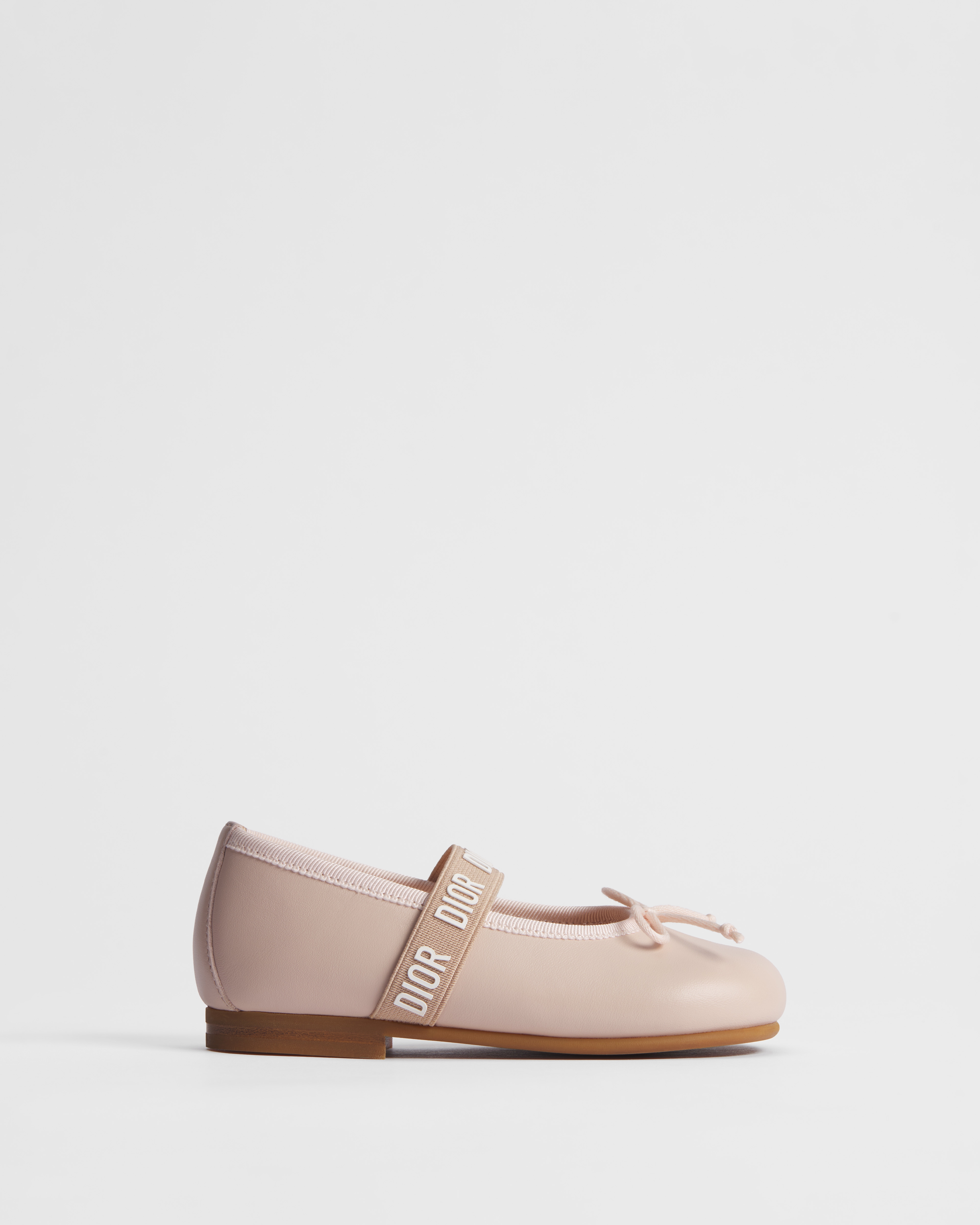 Baby Ballet Flat Pale Pink Calfskin E02