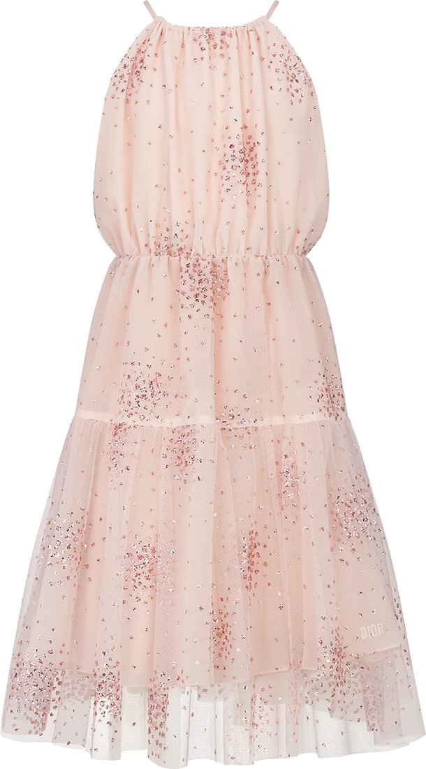 DIOR | キッズ フレア ドレス グリッター チュール