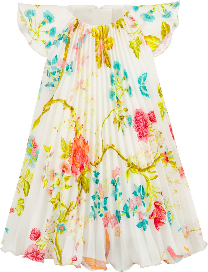 Ausgestelltes Kleid für Babys aria_frontView