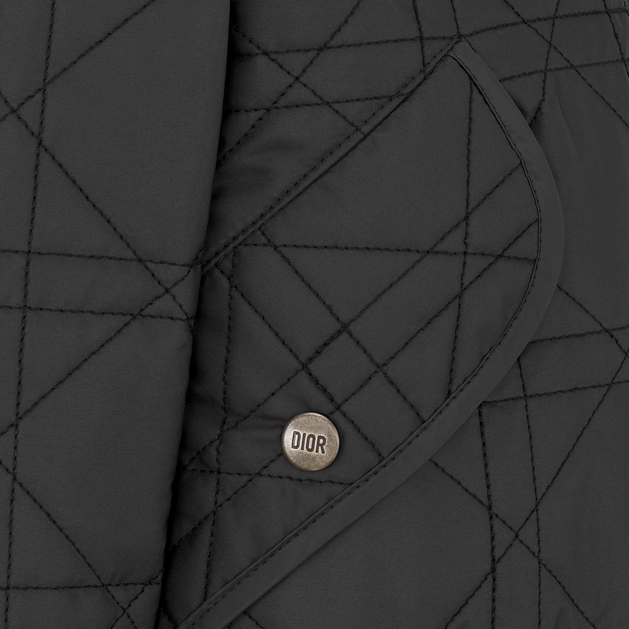 Kids' Bomber Jacket Black Macrocannage Technical Fabric E09